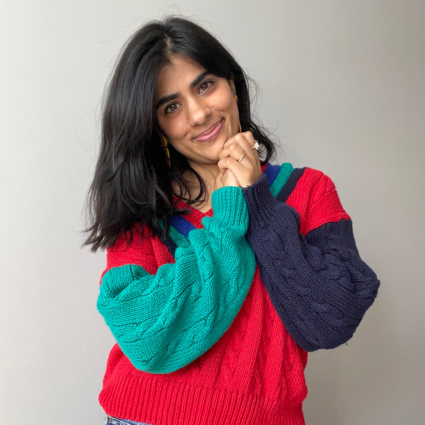 Vintage Tennis Sweater (Size M)