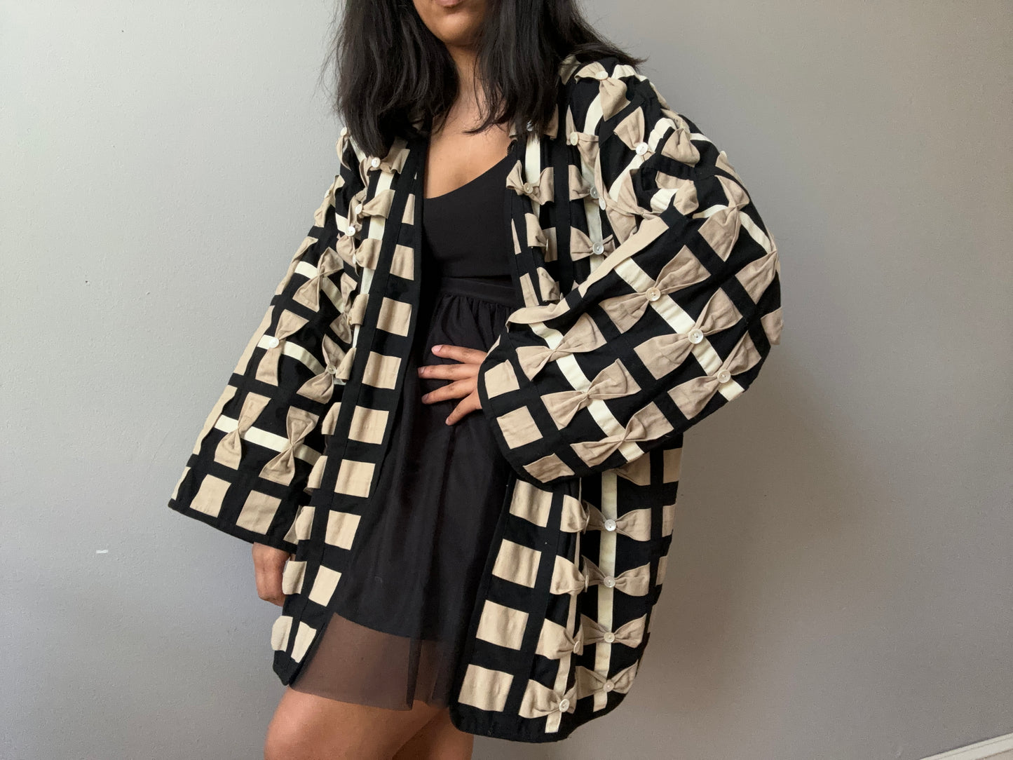 Woven Bow Jacket (L/XL)