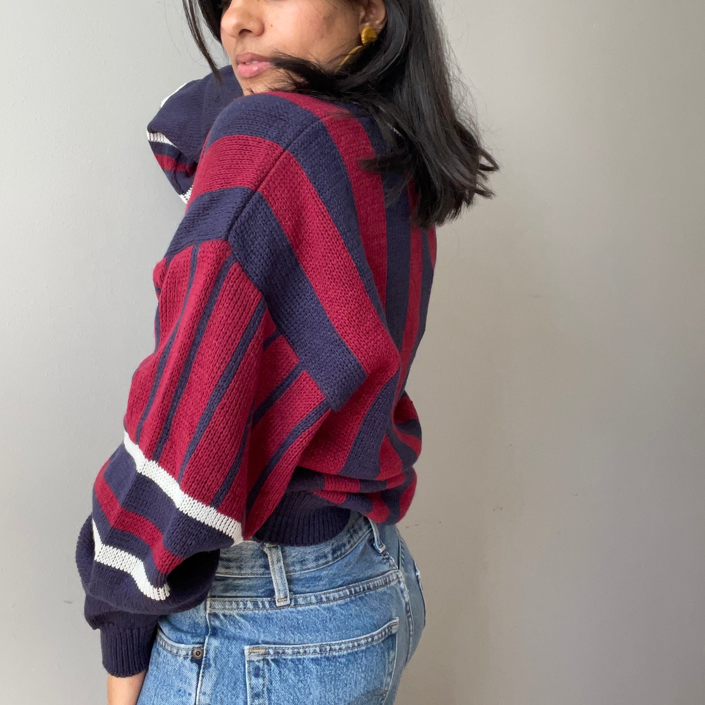 Vintage Rugby Sweater by American Crusader (Size M)
