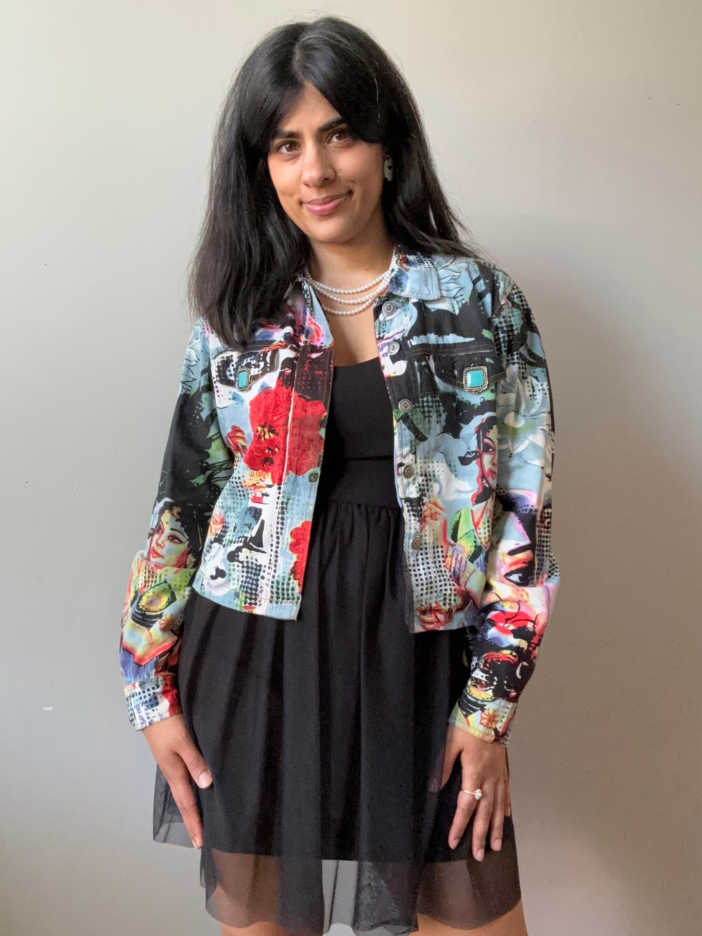 Vintage Desi Inspired Light Jacket (XS/S)