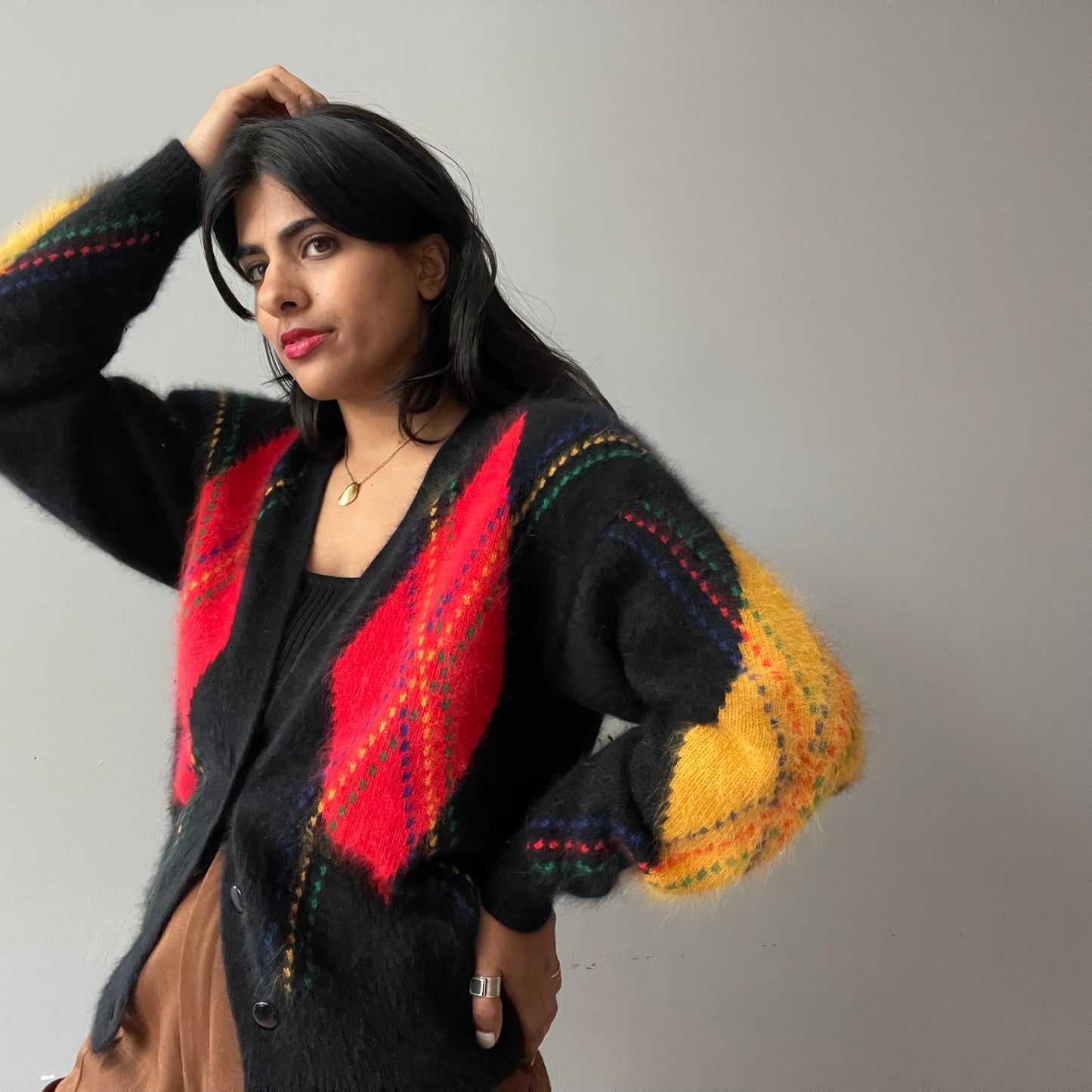 Vintage Angora Cardigan