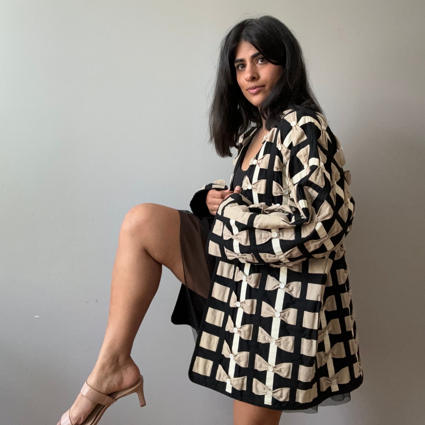 Woven Bow Jacket (L/XL)
