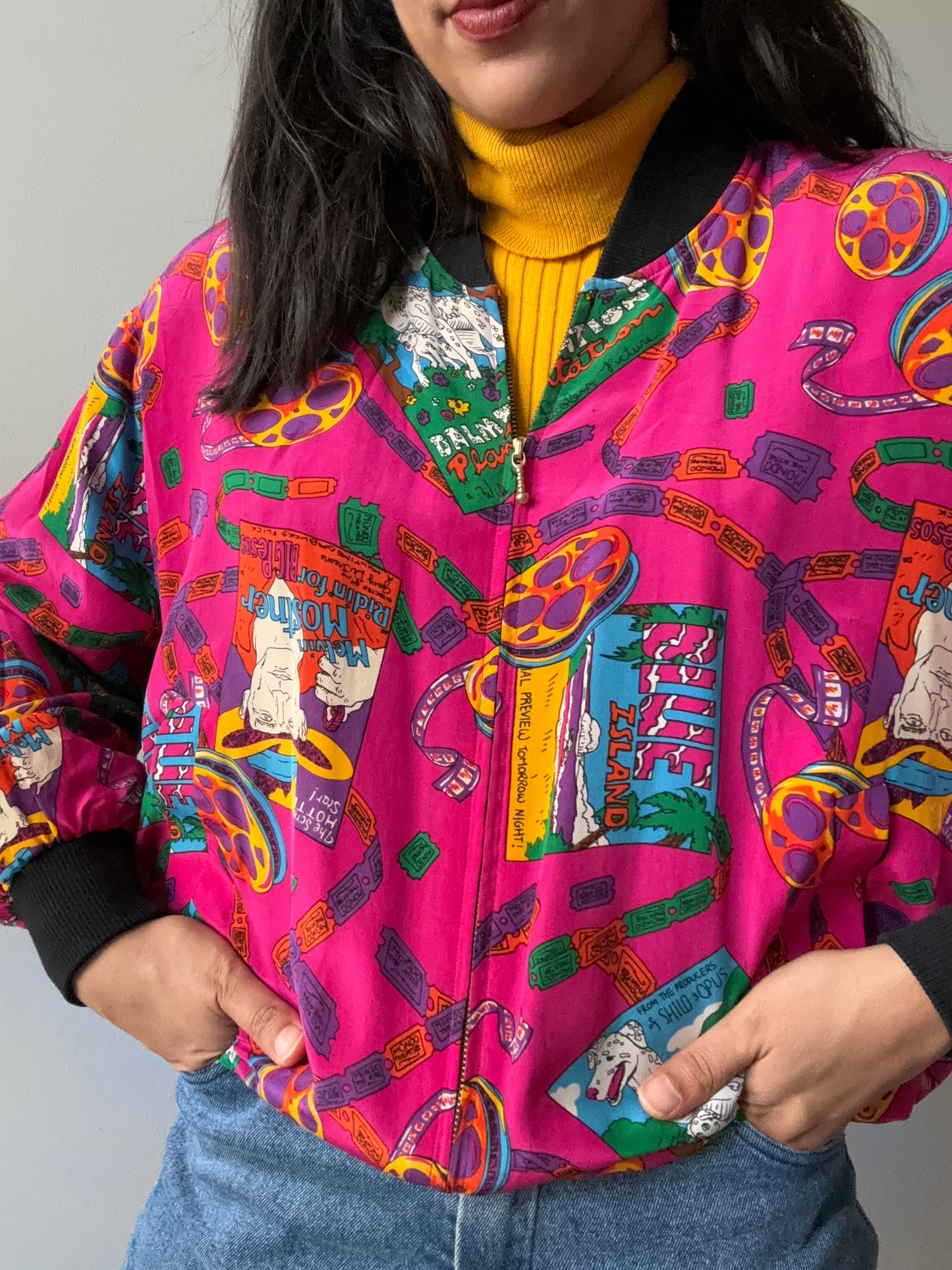 Silk Movie Themed Bomber (Women's M/L)