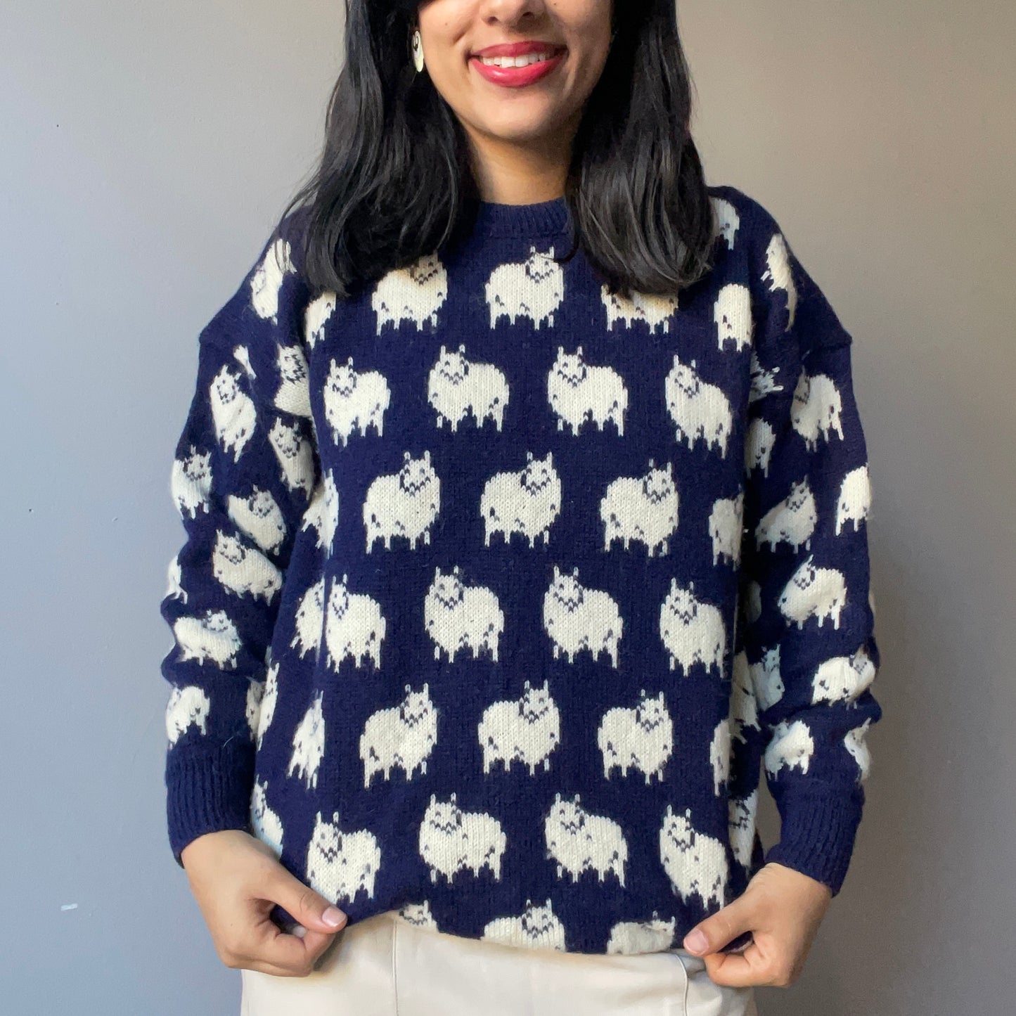 Vintage Celtic Woolens Sheep Sweater (Size M/L)