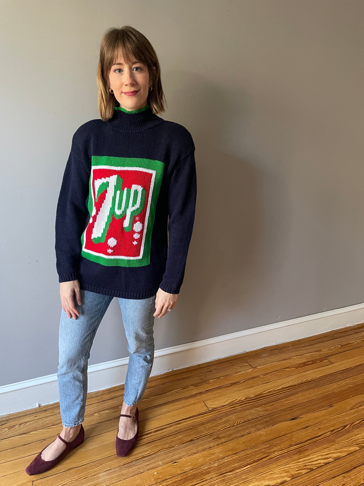 Vintage 7-Up Knit by Eagle's Eye (Size S/M)