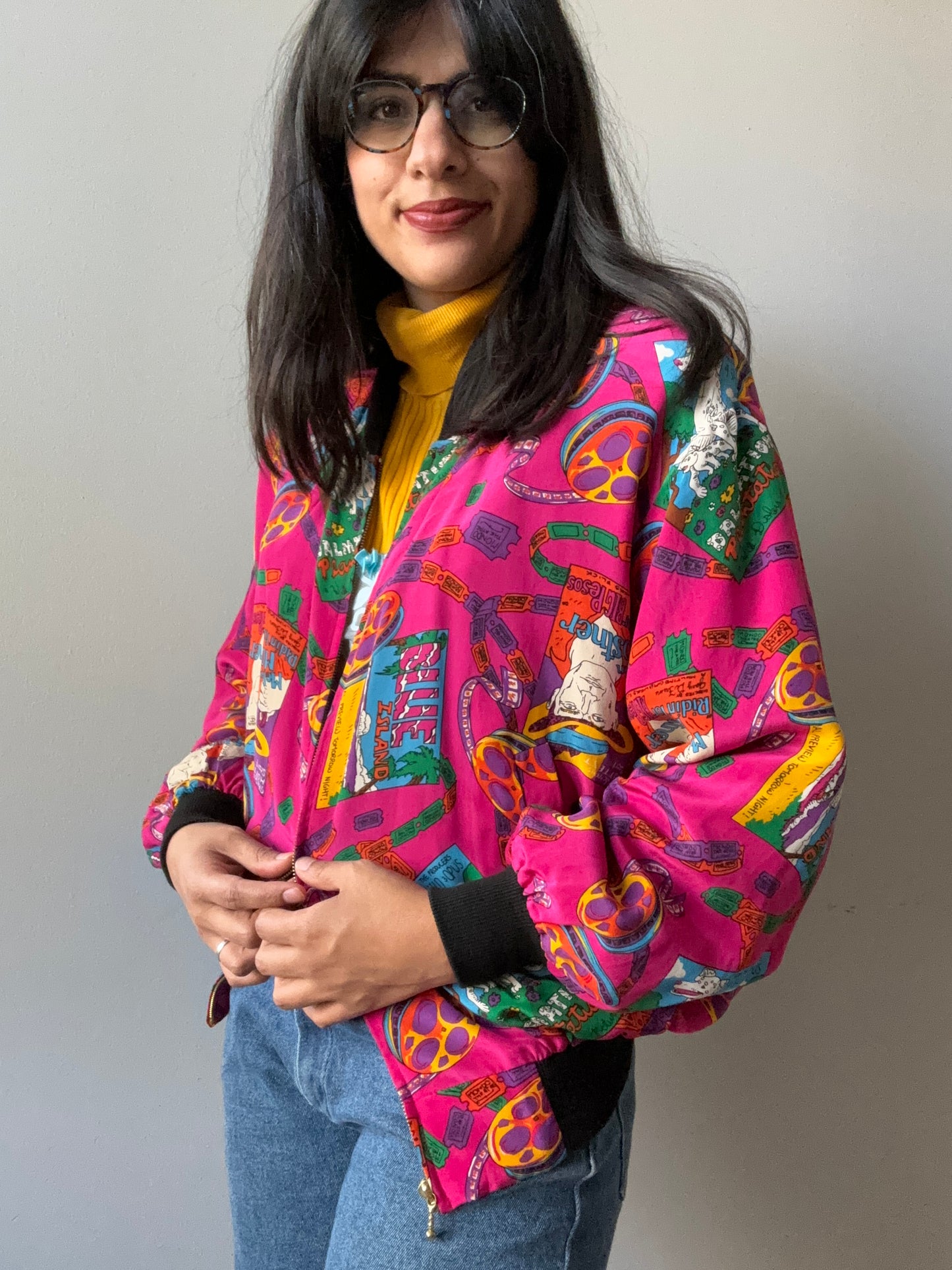 Silk Movie Themed Bomber (Women's M/L)