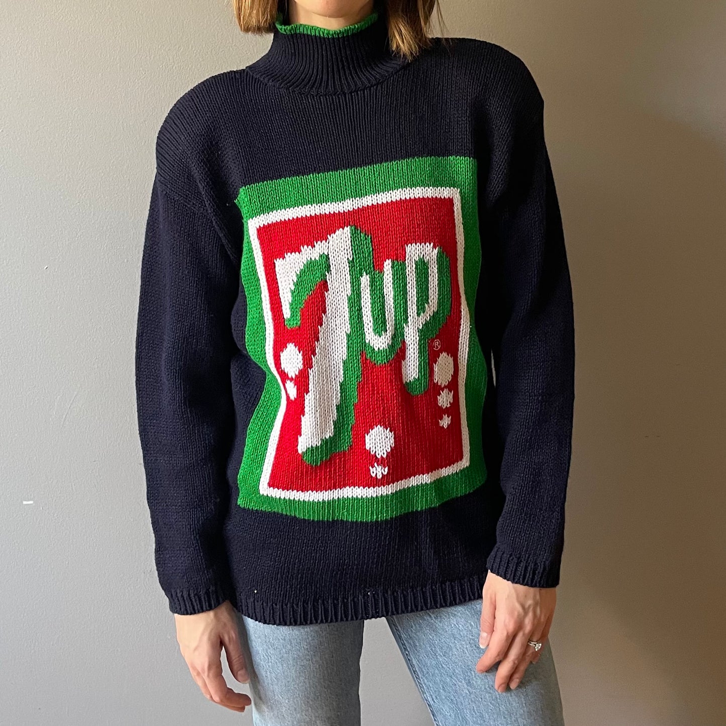 Vintage 7-Up Knit by Eagle's Eye (Size S/M)
