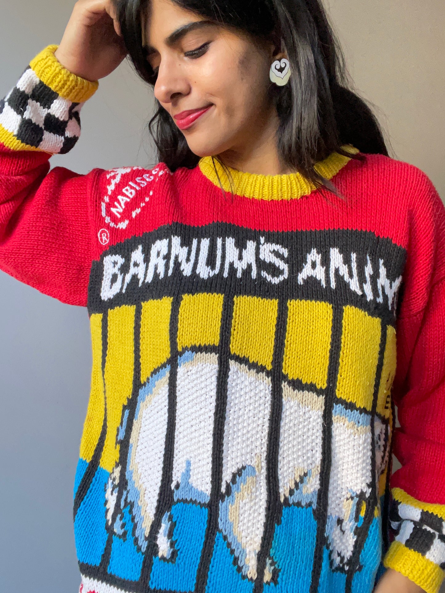 Vintage Animal Cracker Sweater by Eagle's Eye (Size M)