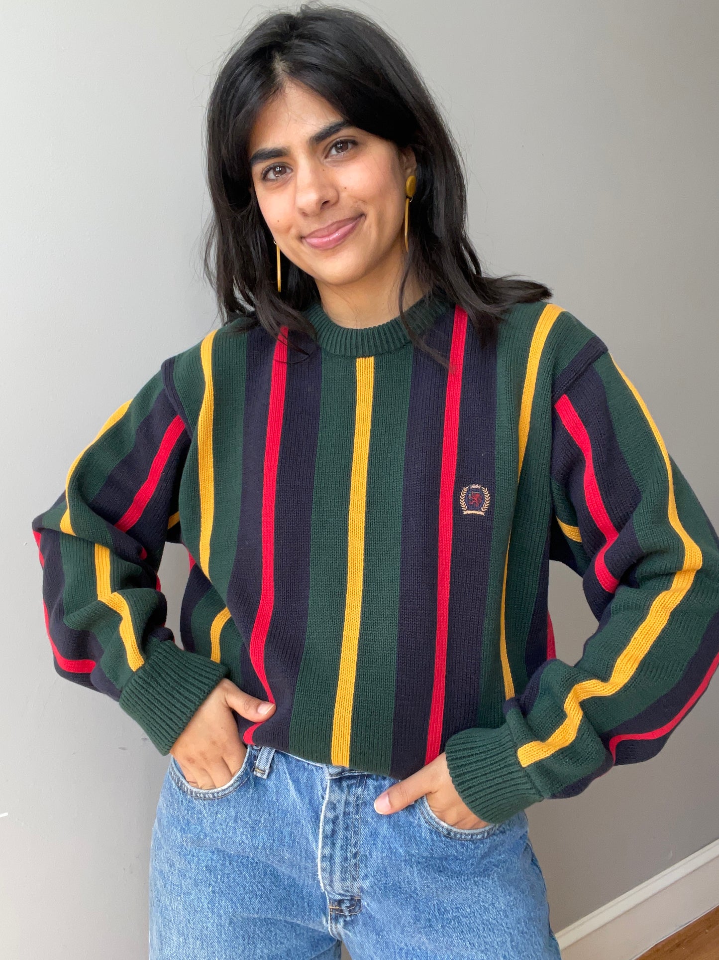 Vintage 90s Chunky Tommy Knit (Medium)