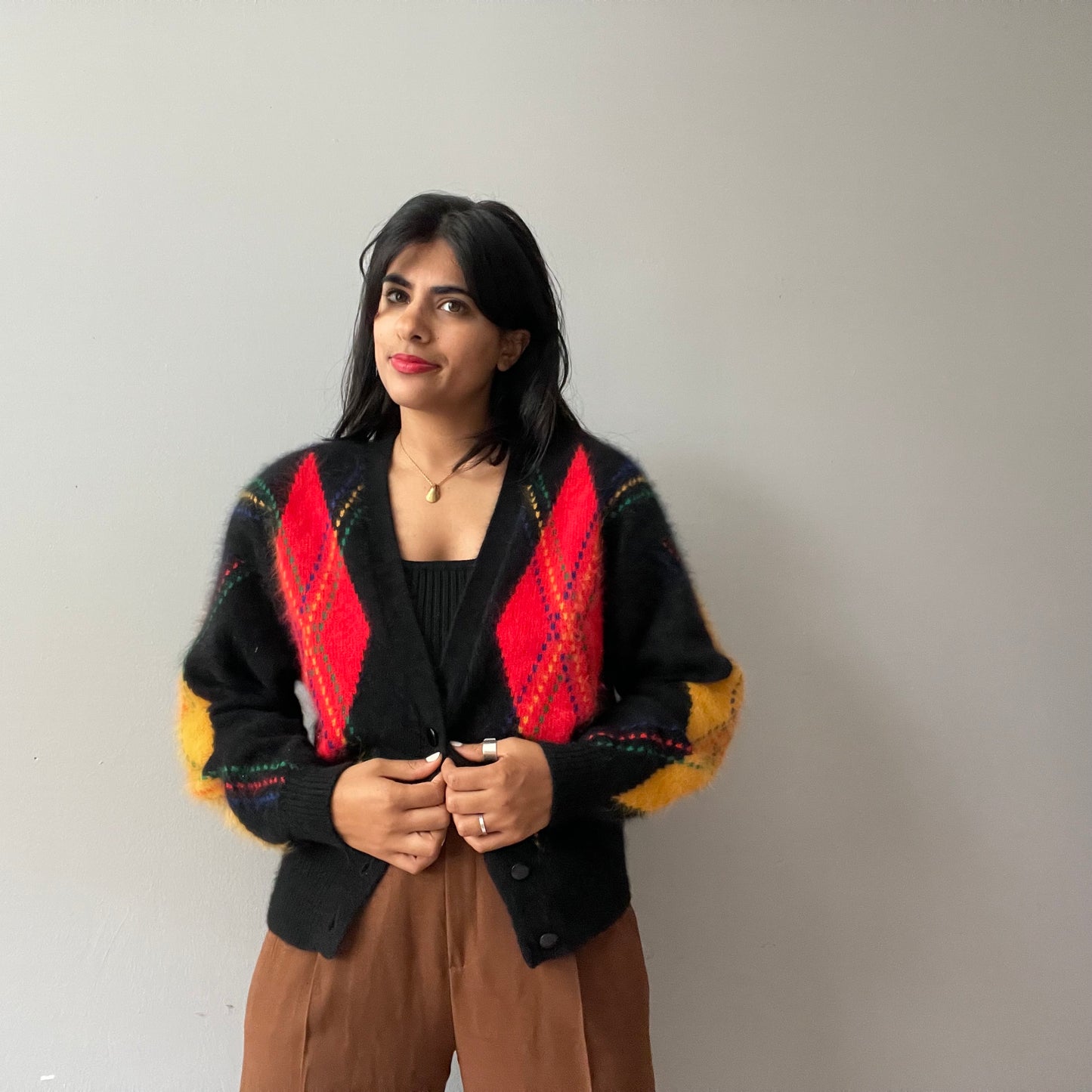 Vintage Angora Cardigan