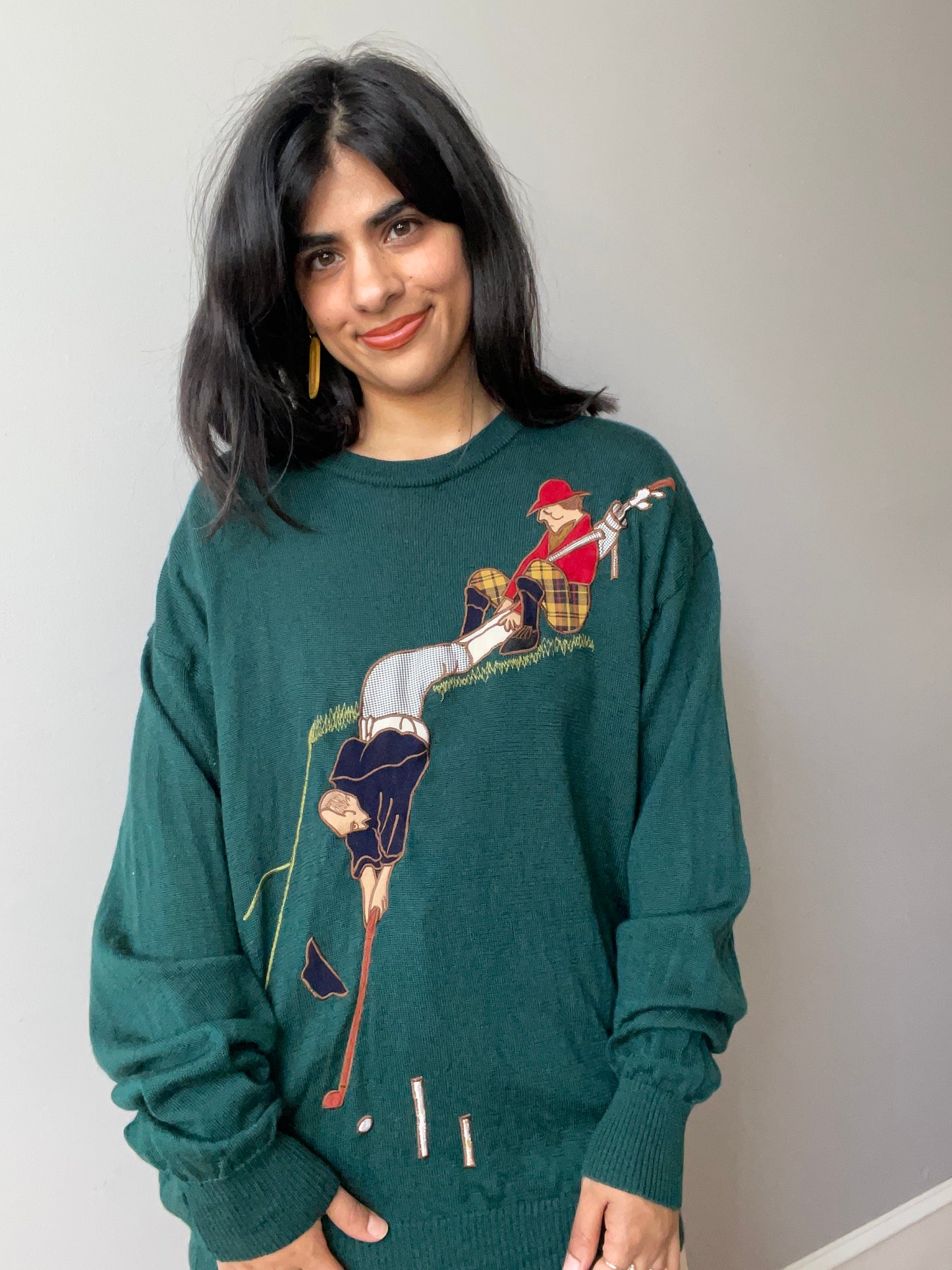 Vintage Naughty Golf Knit by Playboy (Size L)