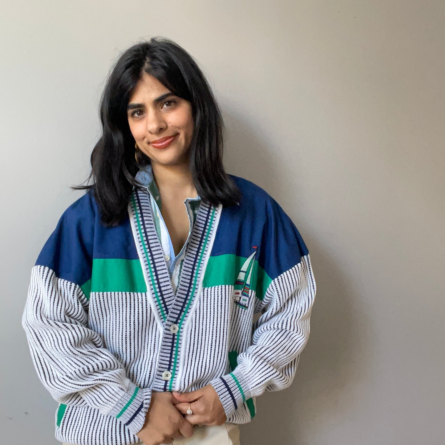 Vintage Nautical Cardigan by St. Croix - As Is (Size M)