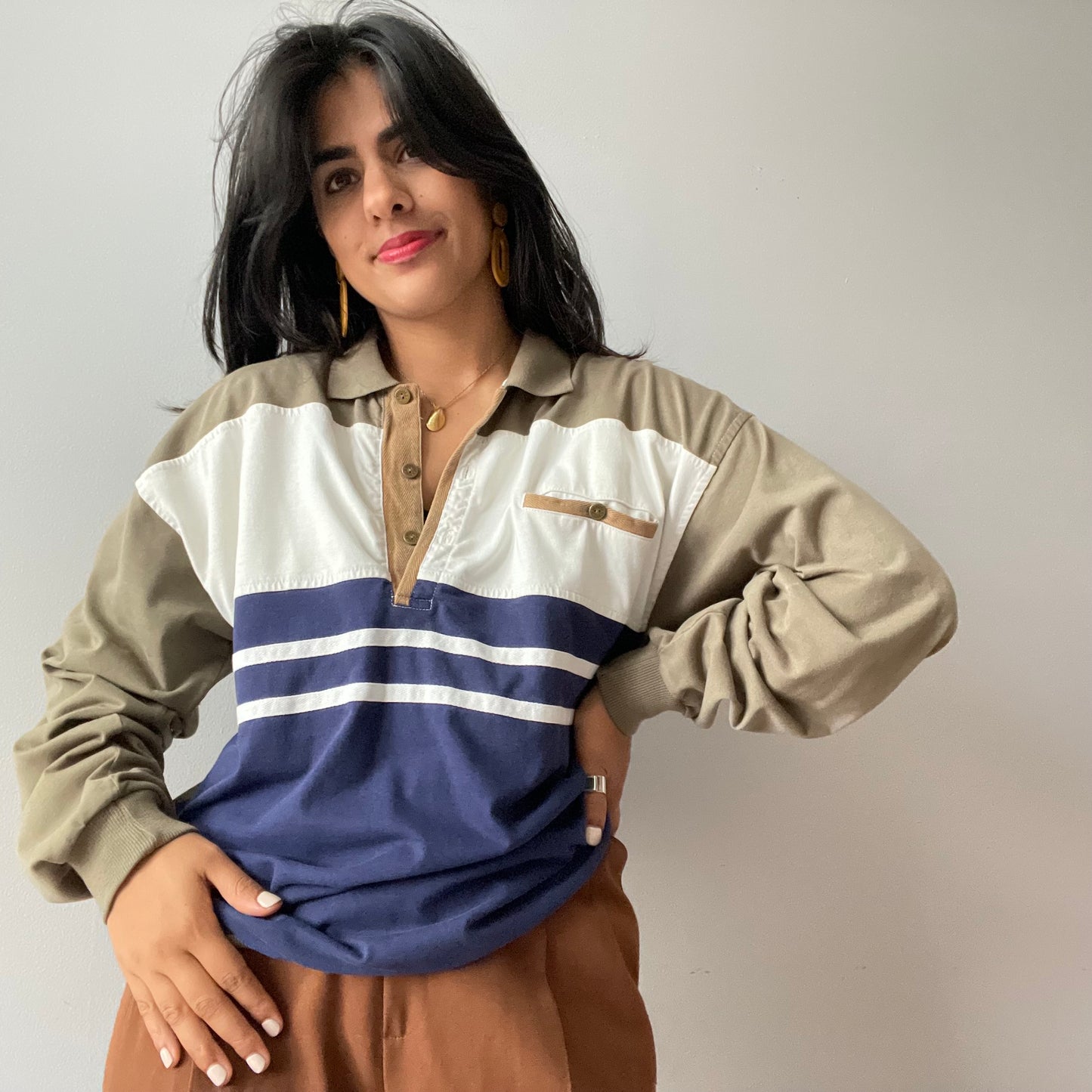 Vintage Members Only Rugby Shirt