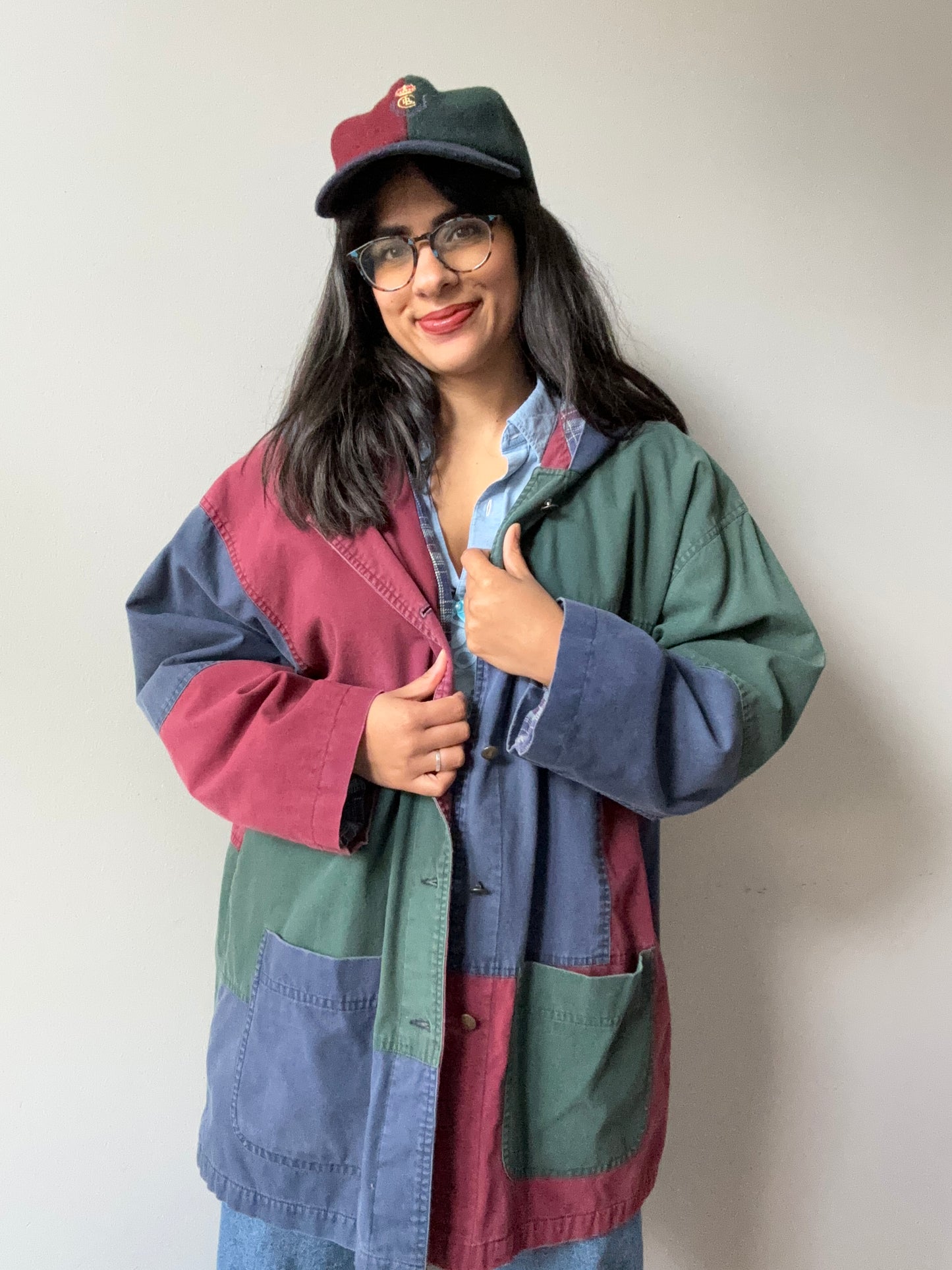 Colorblock Chore Jacket (M/L)