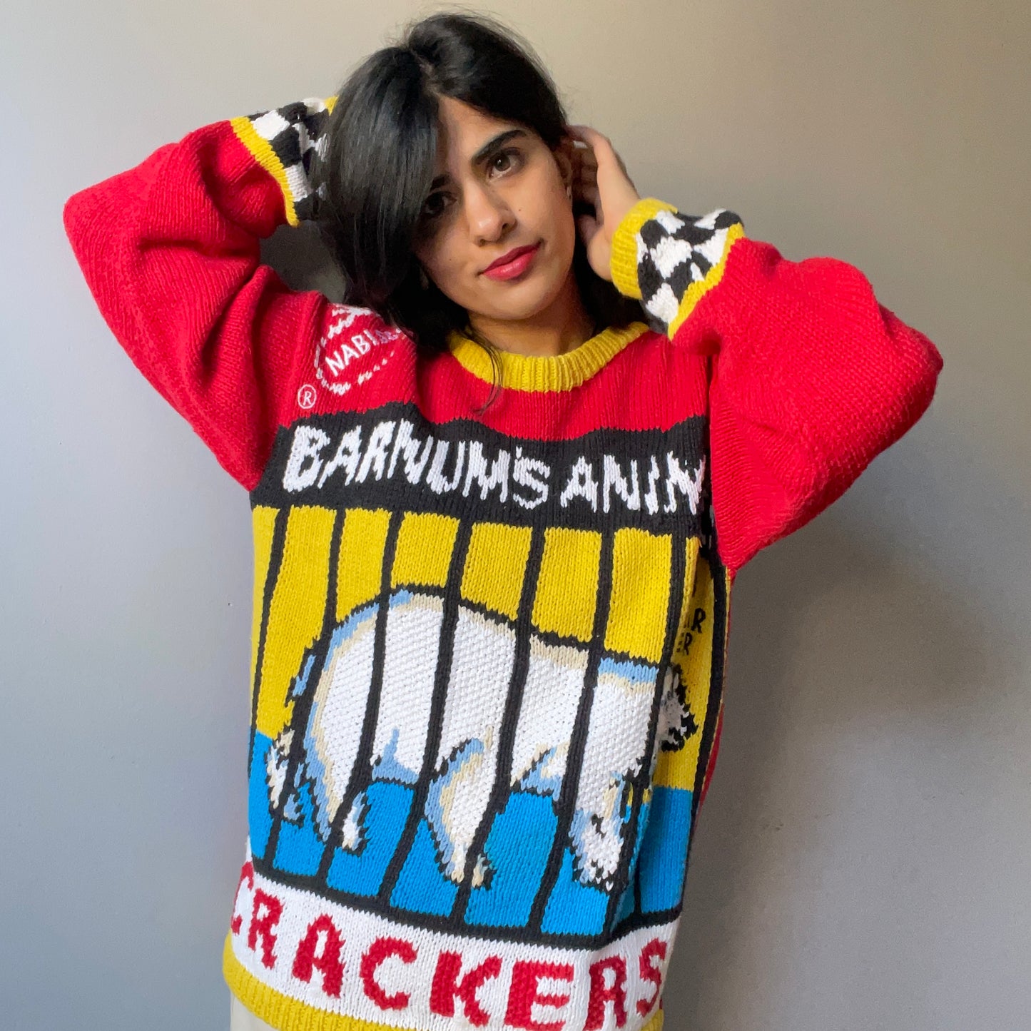 Vintage Animal Cracker Sweater by Eagle's Eye (Size M)