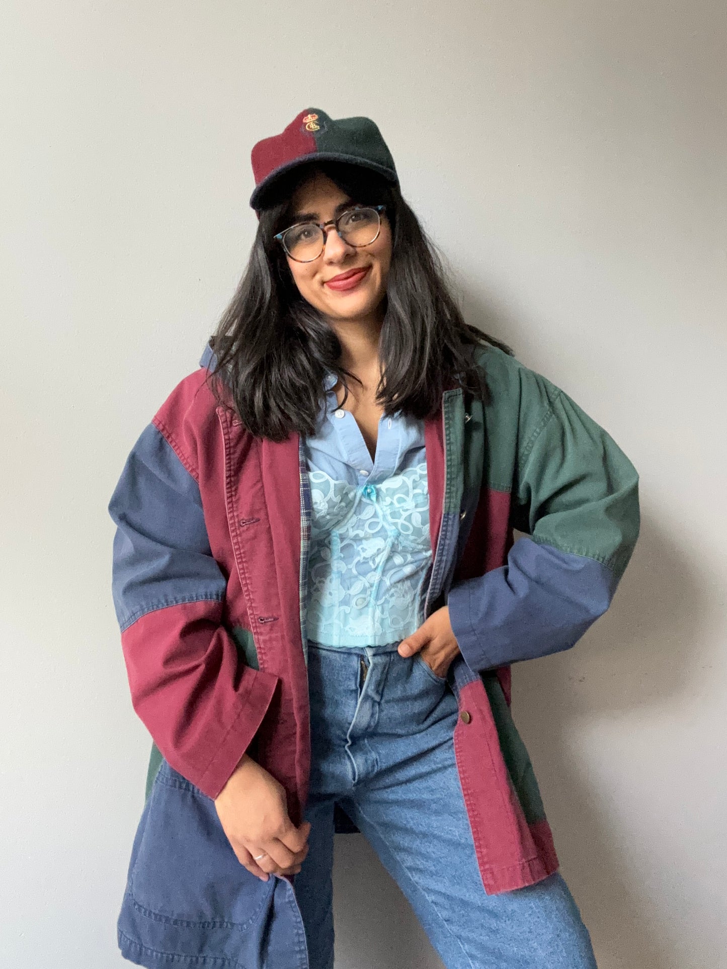 Colorblock Chore Jacket (M/L)