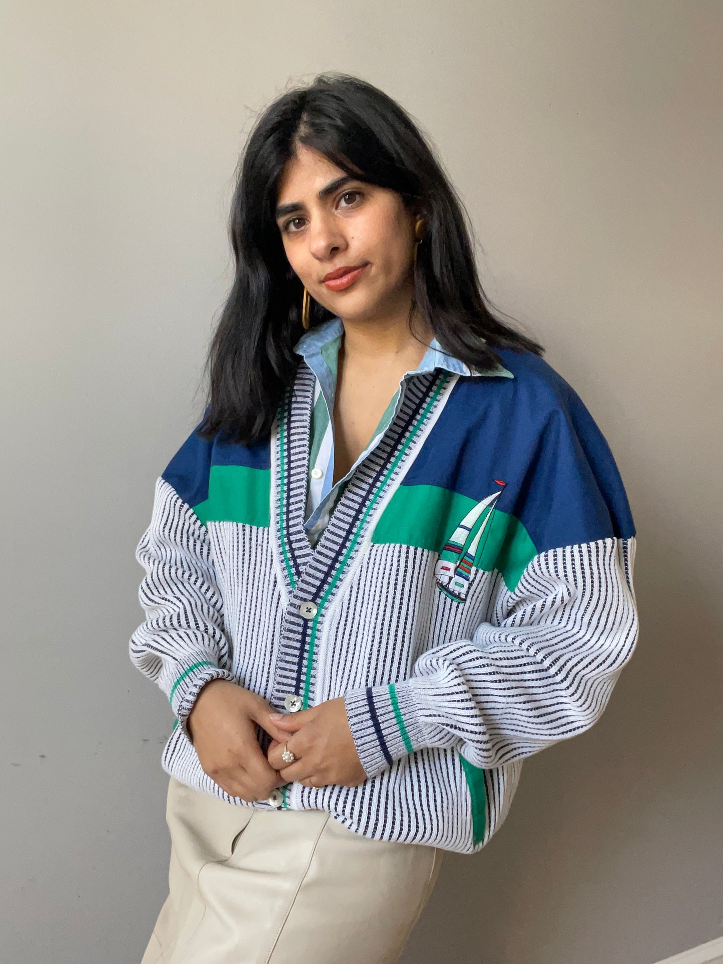 Vintage Nautical Cardigan by St. Croix - As Is (Size M)