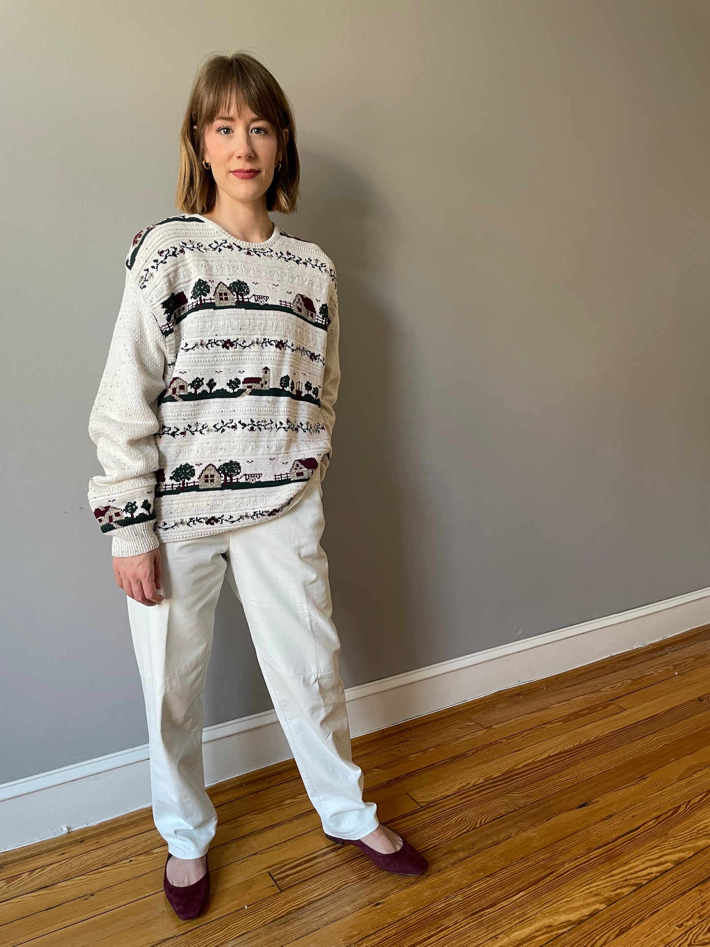 Vintage Neighborhood Scenic Knit (Size M/L)