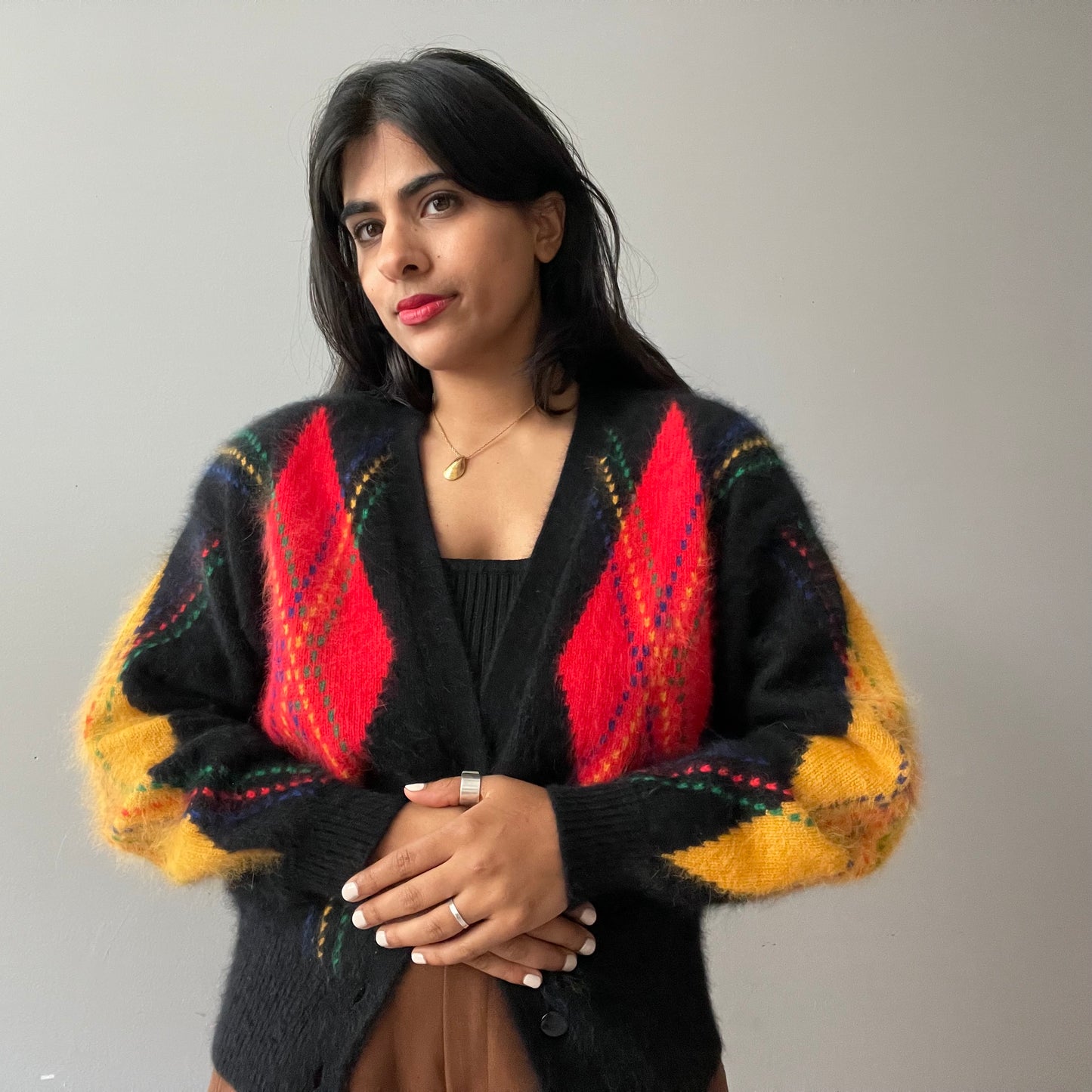 Vintage Angora Cardigan