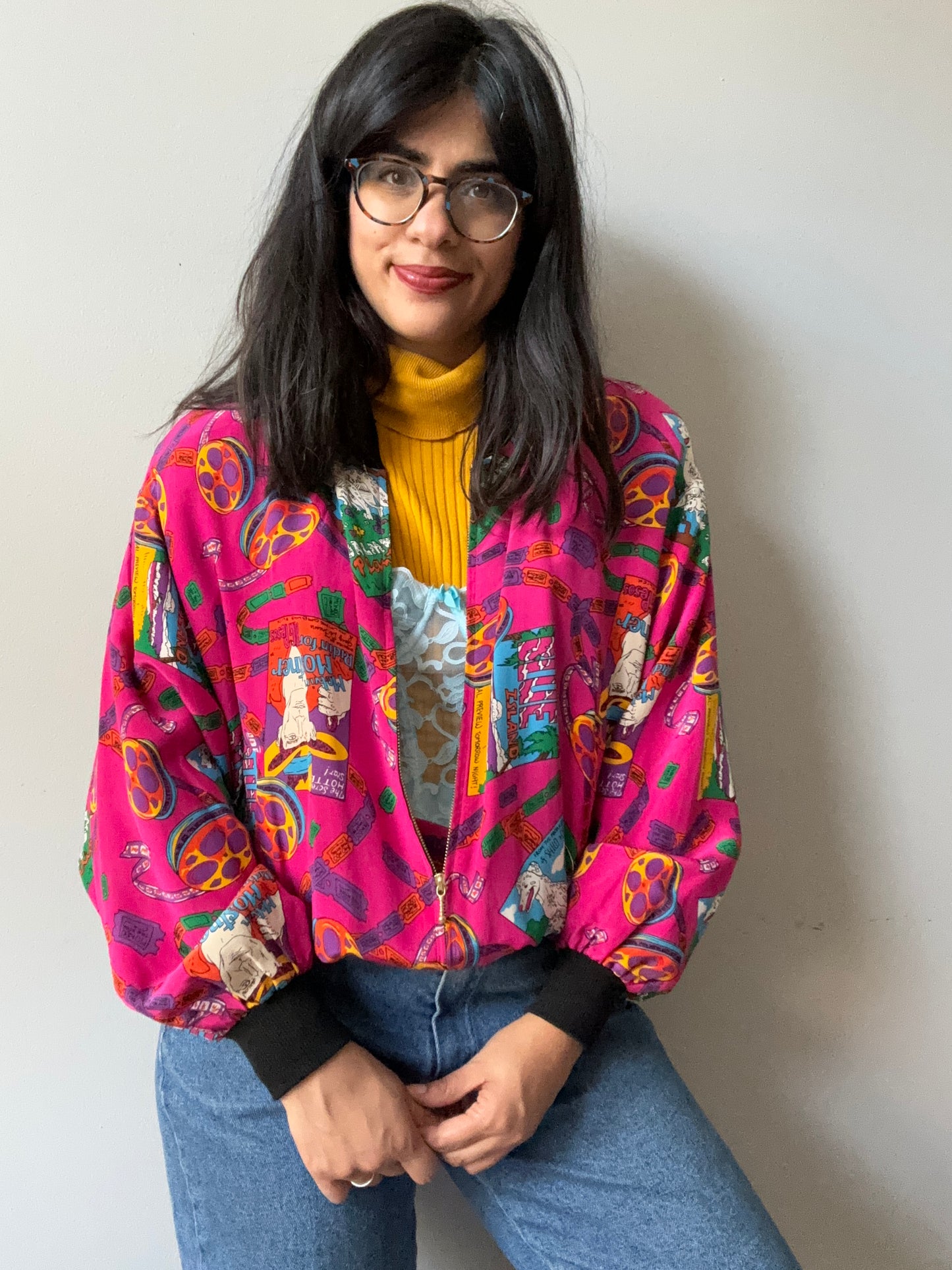 Silk Movie Themed Bomber (Women's M/L)