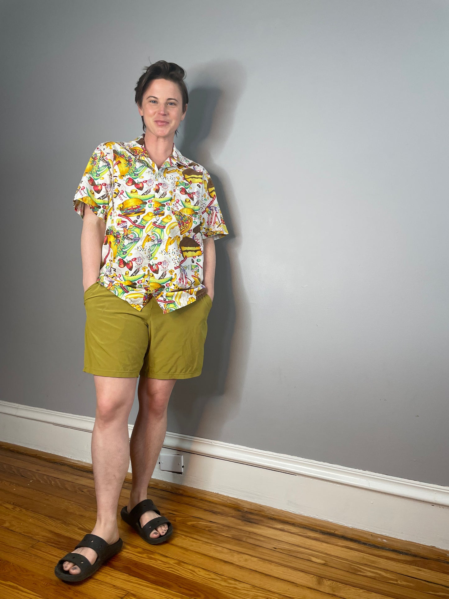 Vintage Dessert Print Shirt (Men's Medium/Large)