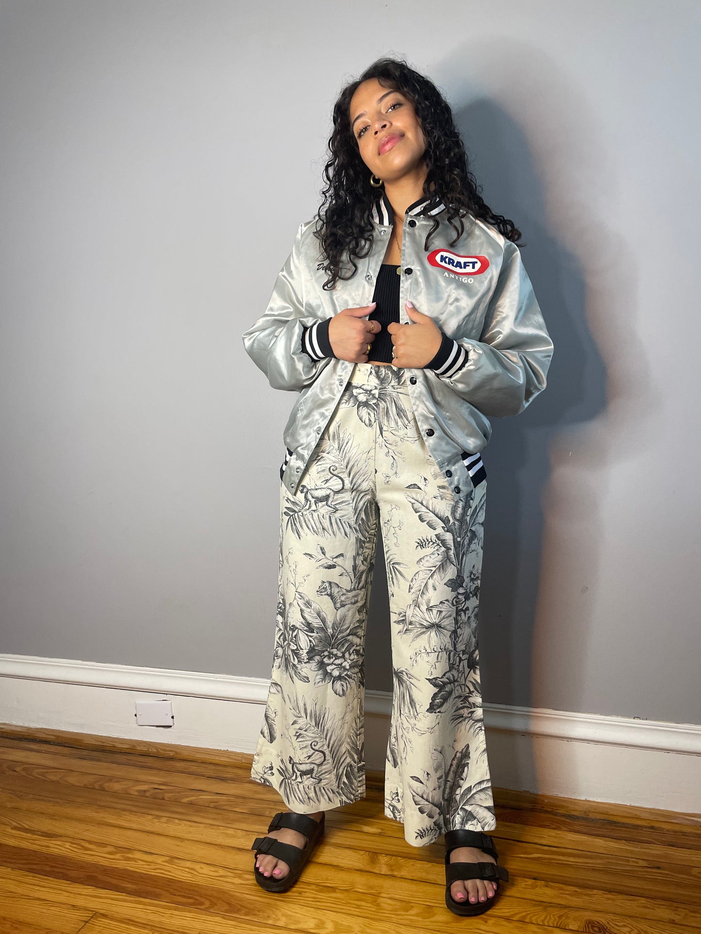 Vintage Kraft Bomber Jacket (Medium)