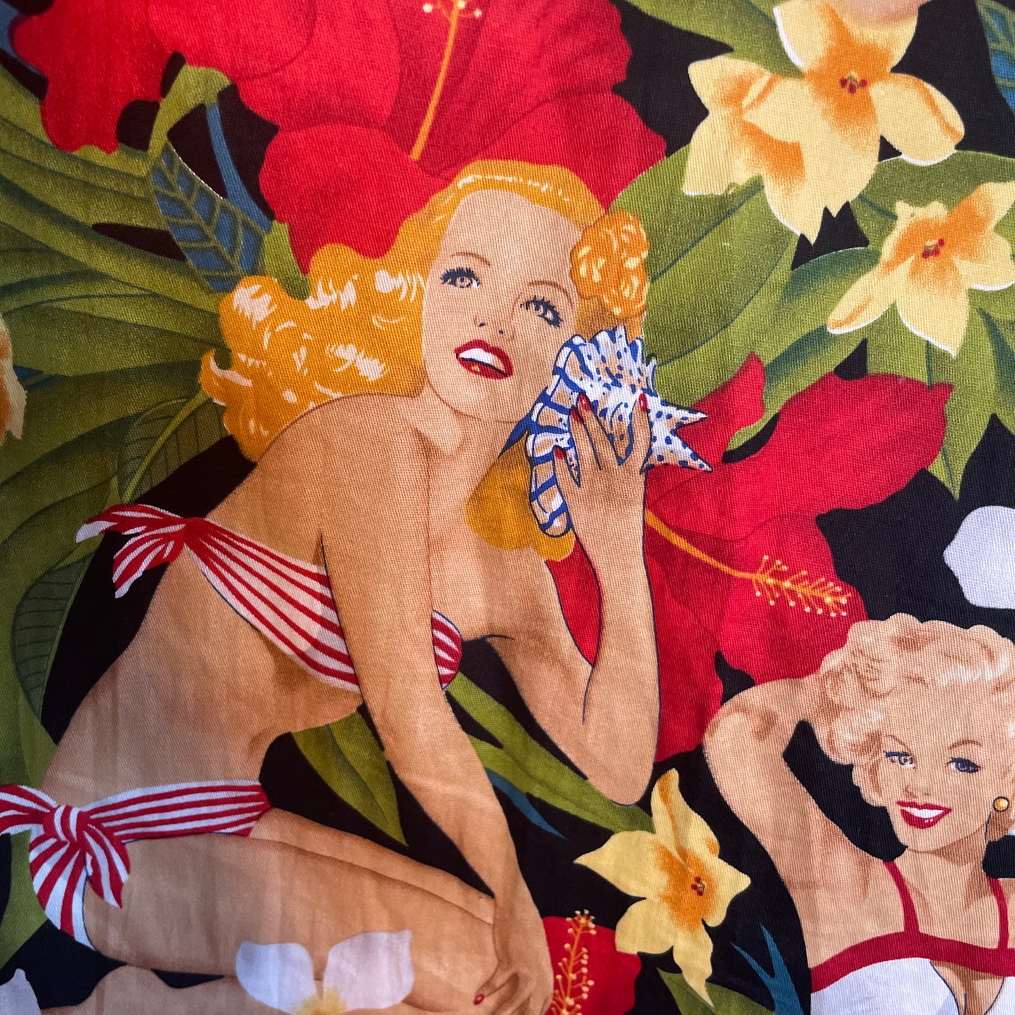Modern Pinup Print Dress (Size XL/2XL)