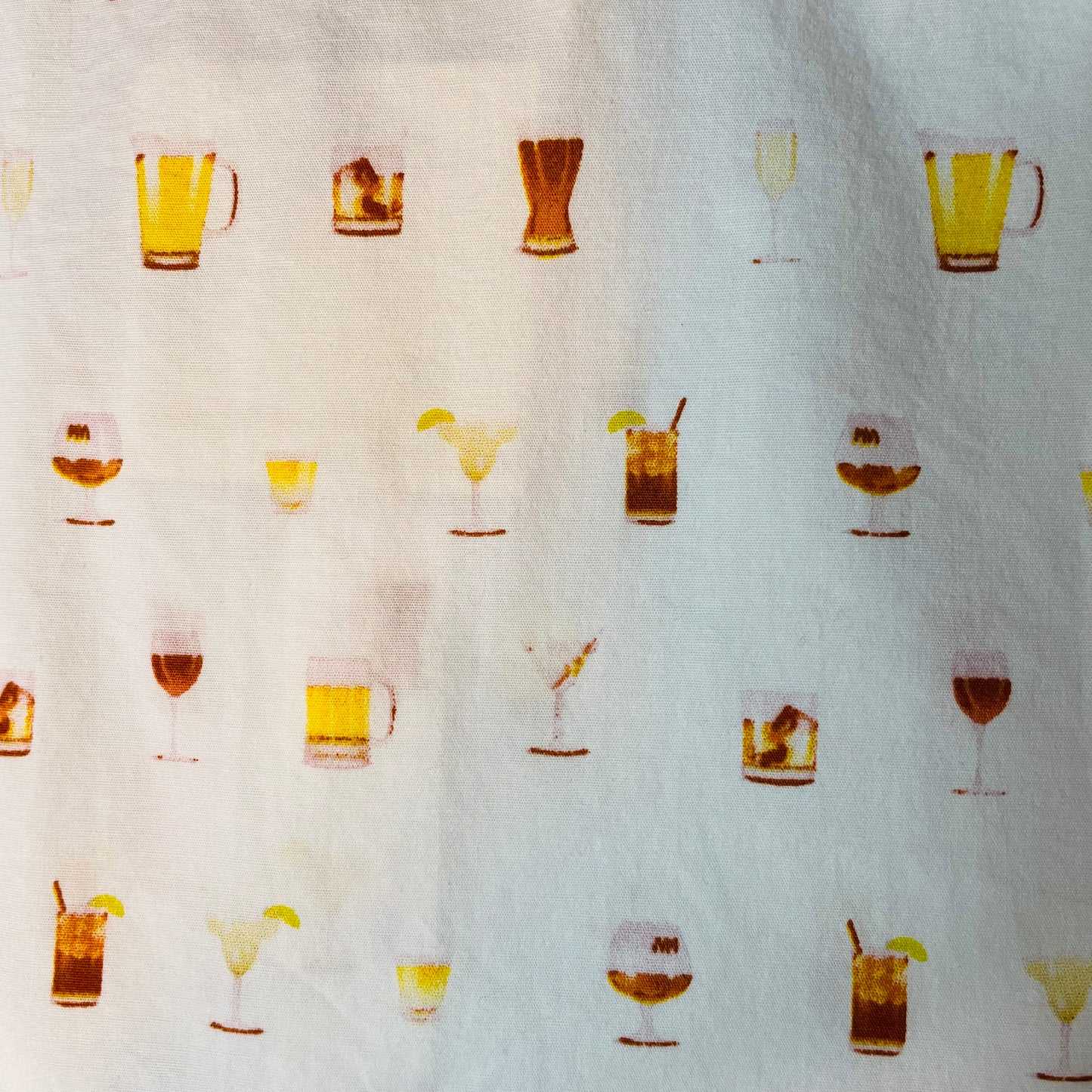Vintage Rare Cocktail Print Shirt (Men's Large)