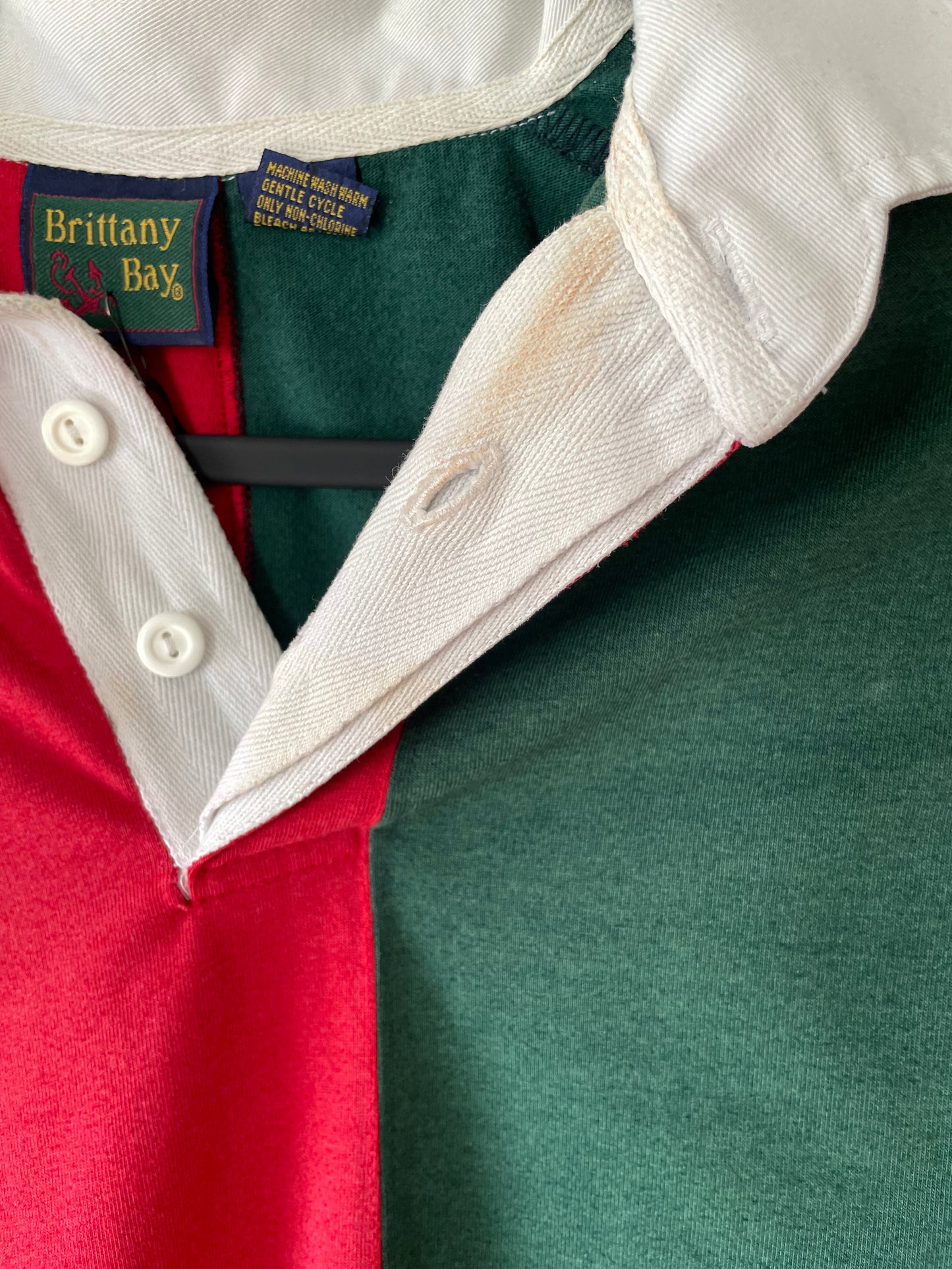 Colorblock Broad Stripe Rugby Shirt - Flawed (Men's L/XL)