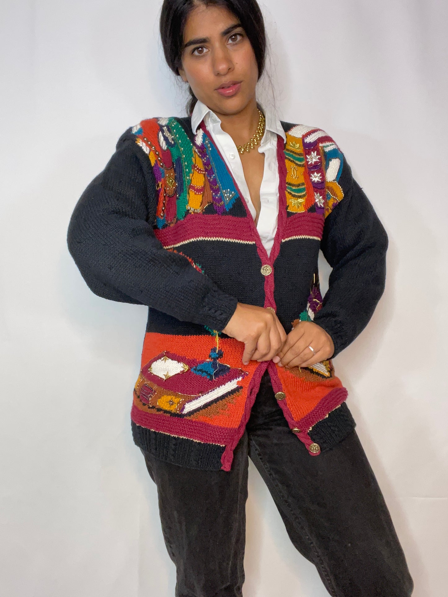 Vintage Book Lover's Knit (S)