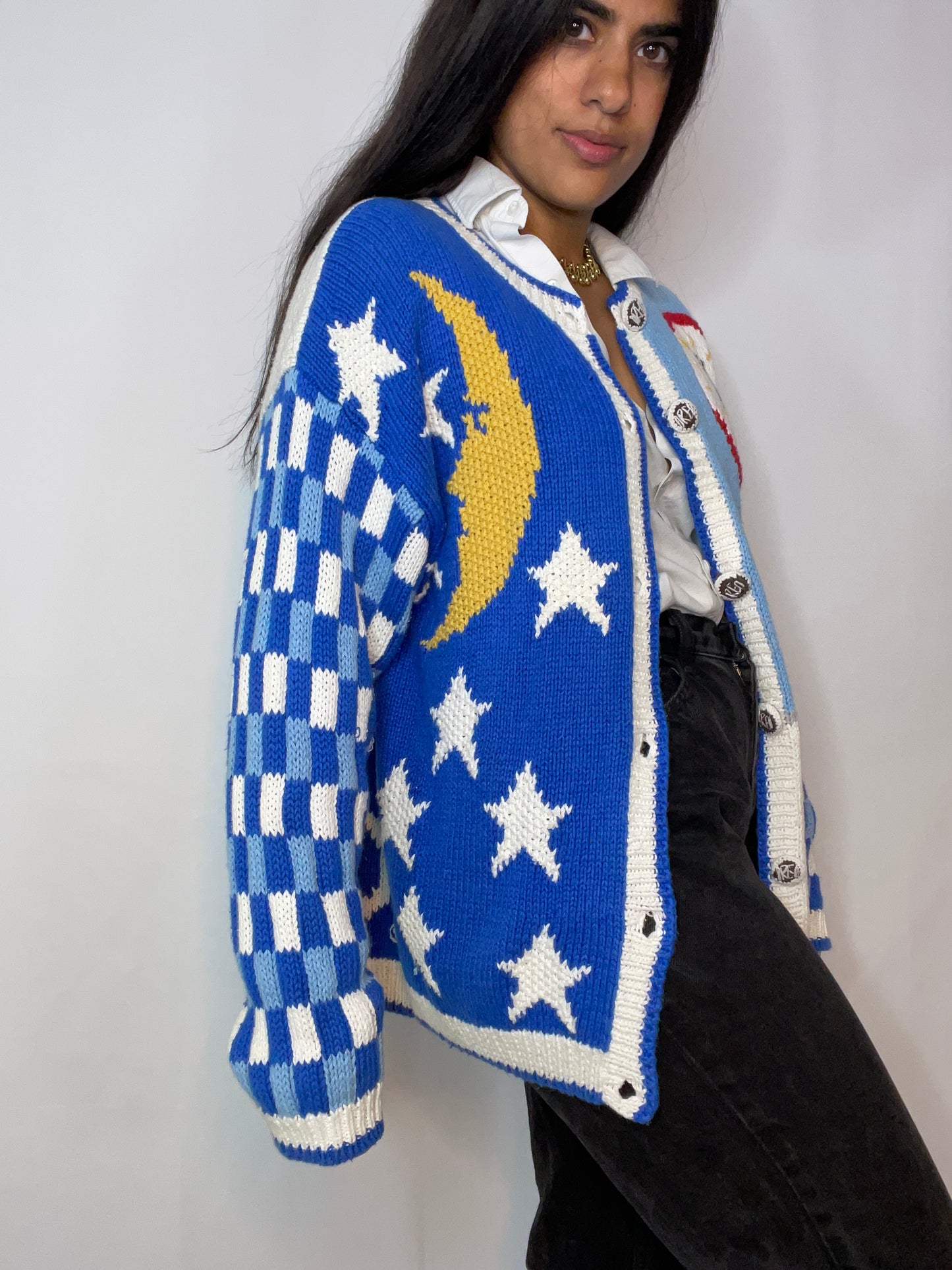 Rare Vtg Milk & Oreo Knit (Medium)