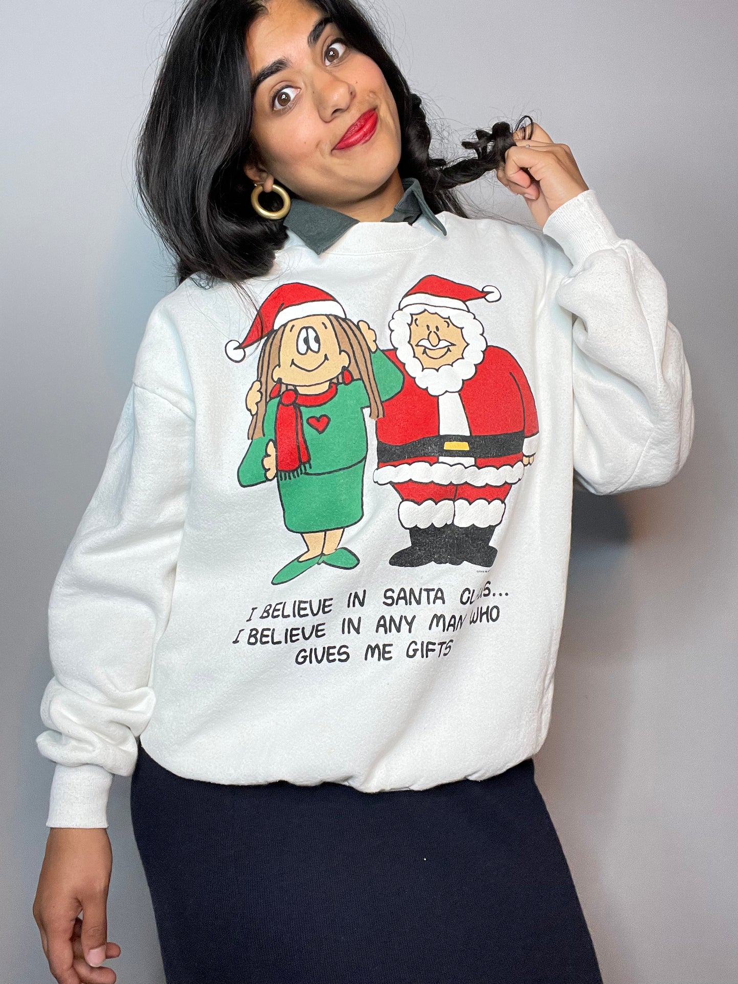 Cathy Christmas Sweatshirt - XL