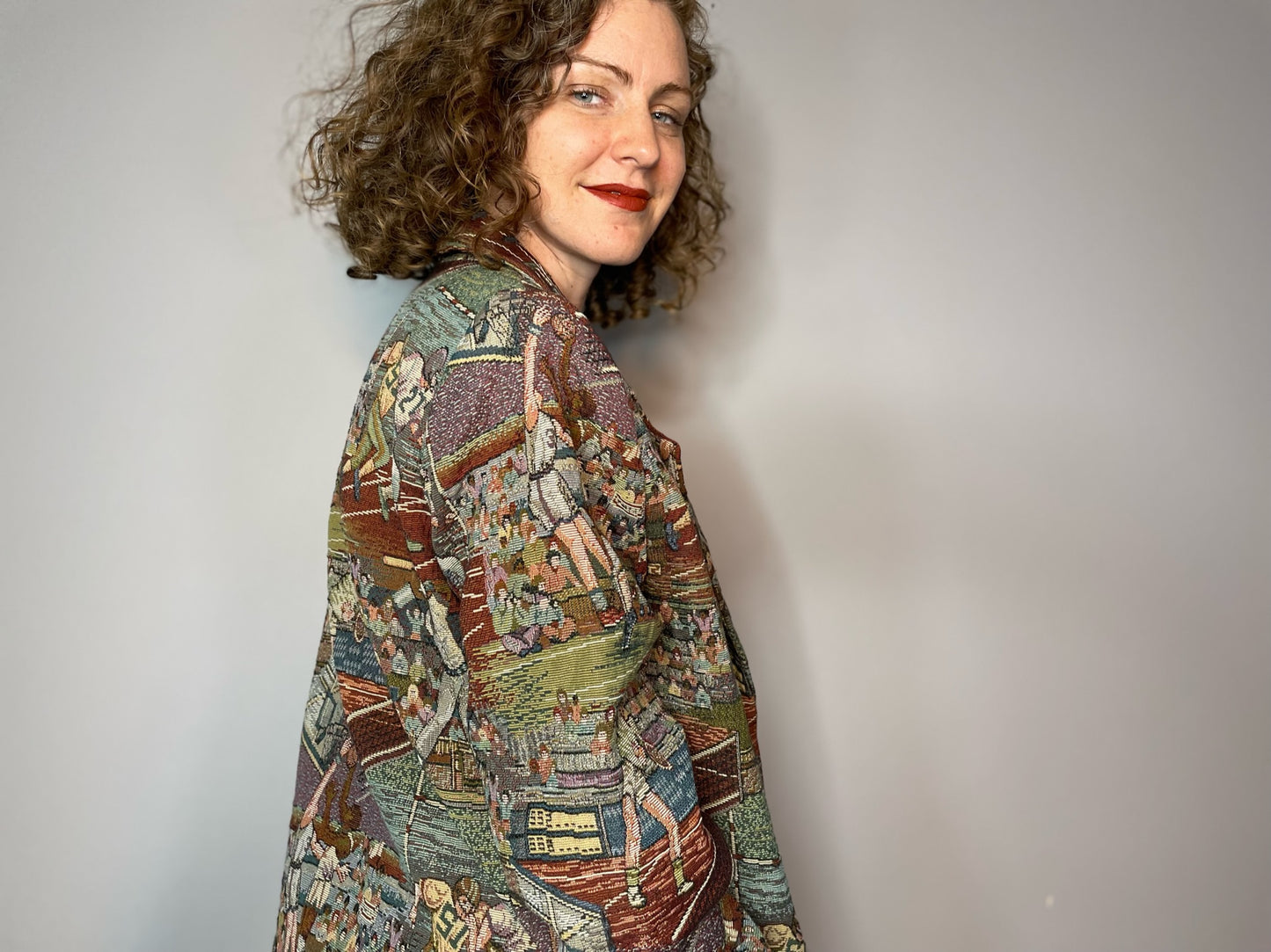 Vintage Sports Tapestry Blazer (Men's M)