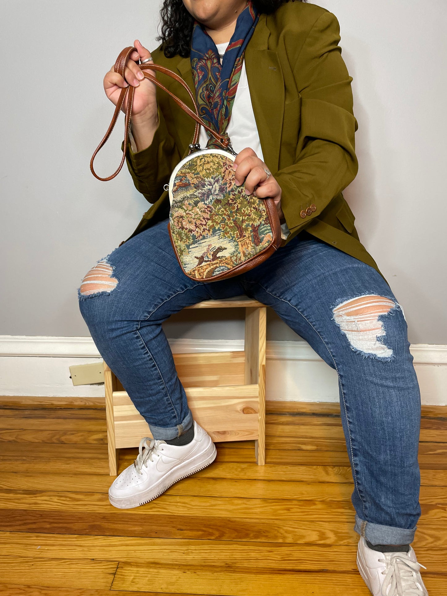 Tapestry Oversized Scenic Coin Purse