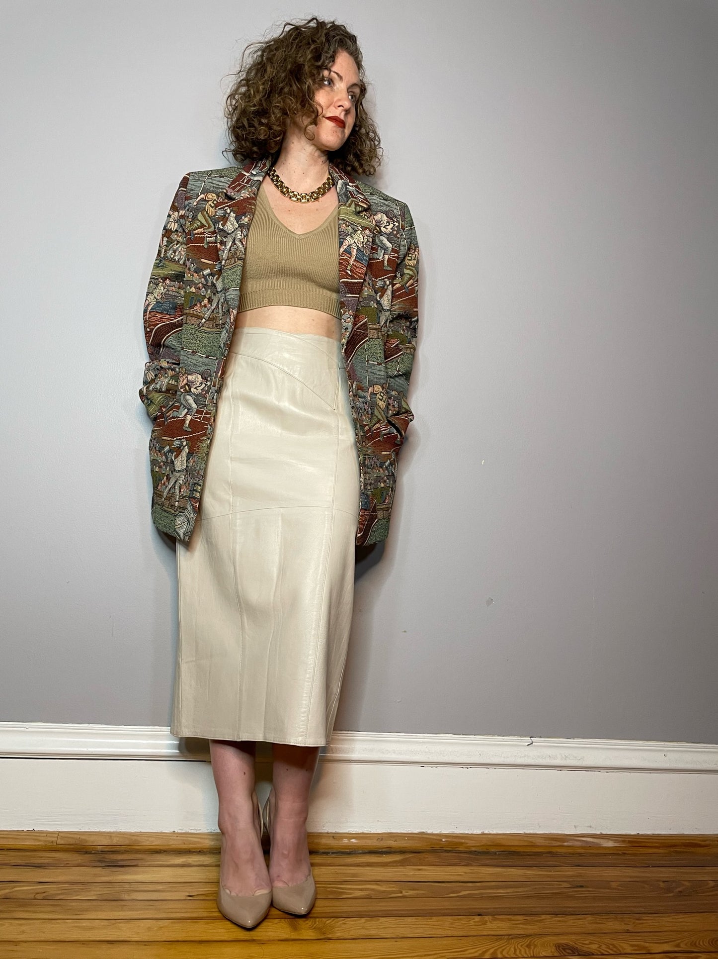 Vintage Sports Tapestry Blazer (Men's M)