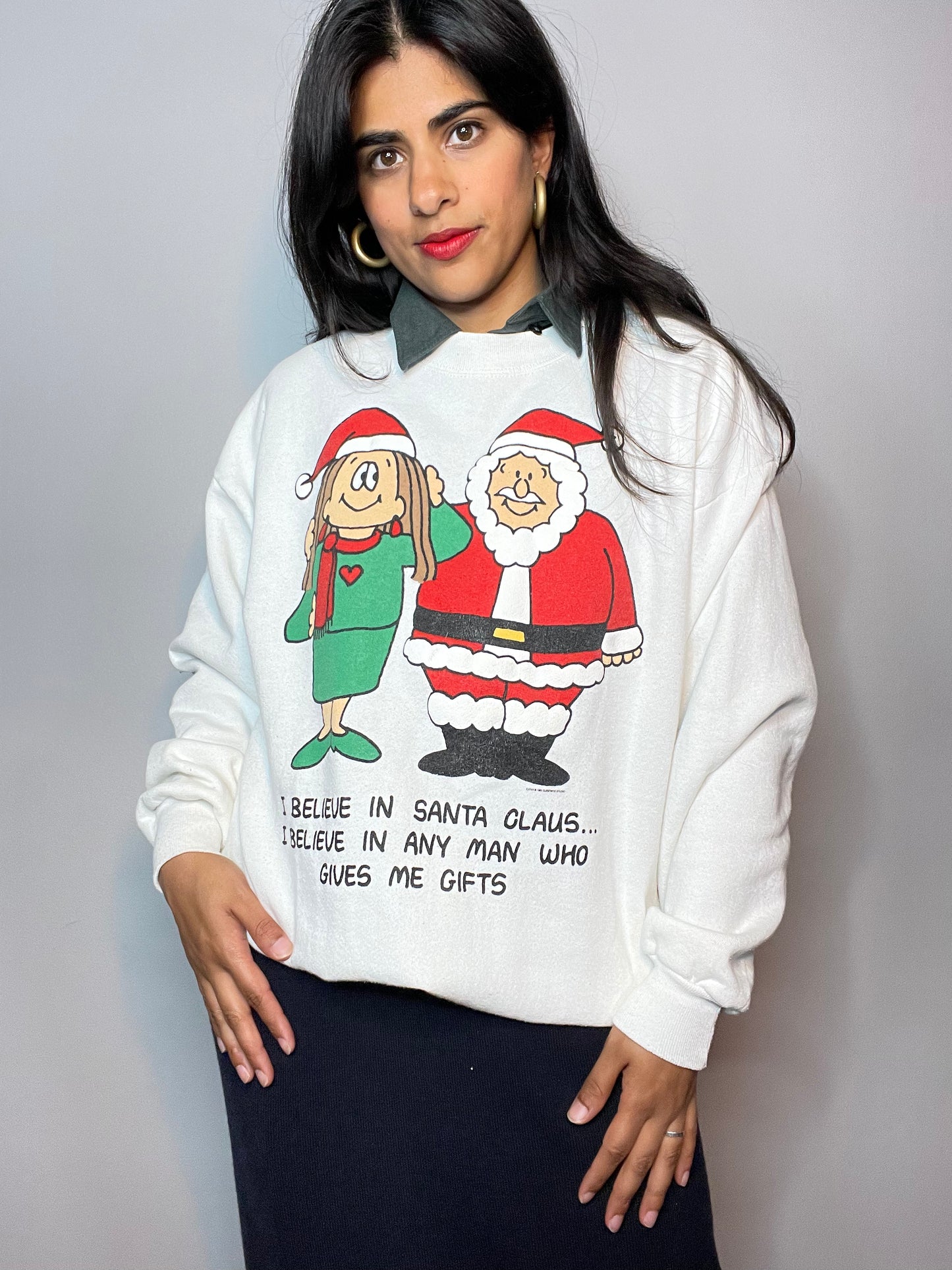 Cathy Christmas Sweatshirt - XL
