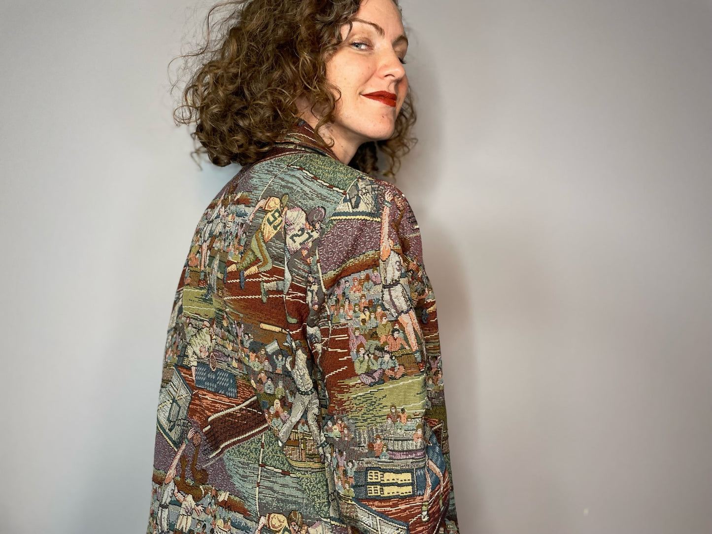 Vintage Sports Tapestry Blazer (Men's M)