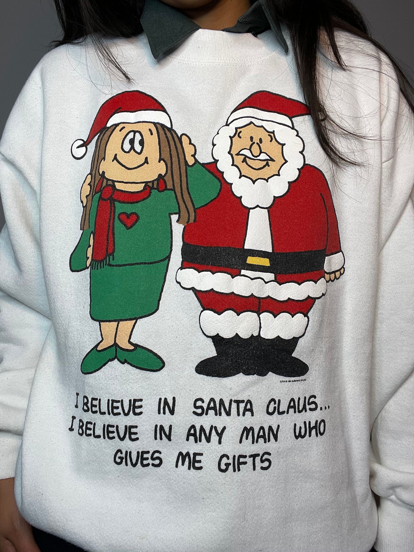 Cathy Christmas Sweatshirt - XL