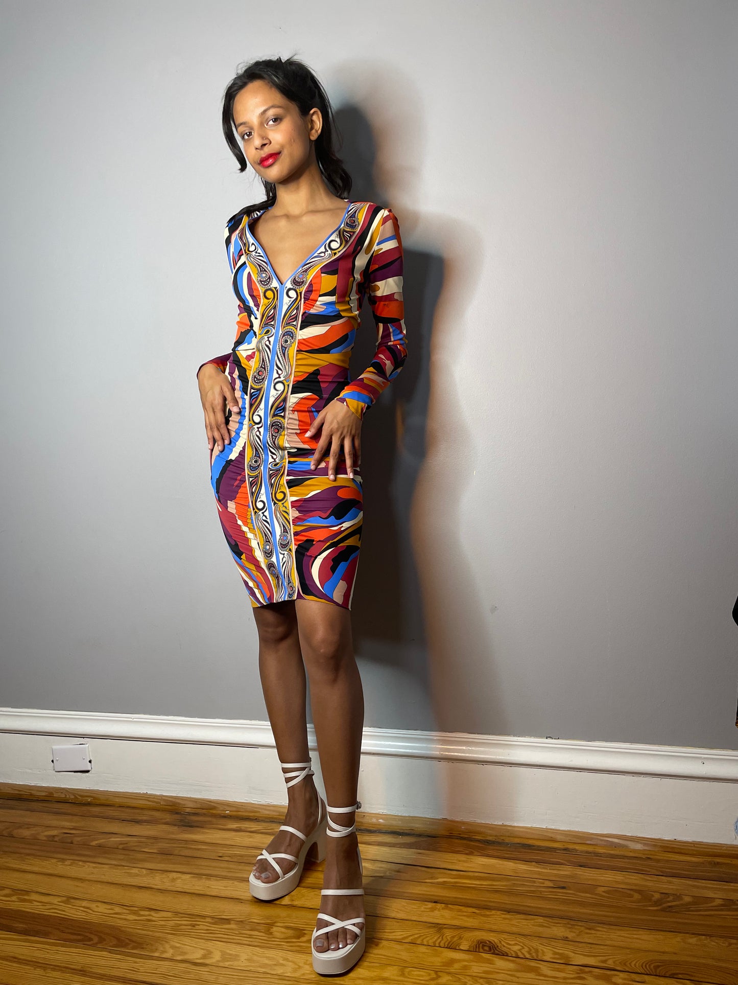 Vintage Emilio Pucci Bodycon Dress (XS)