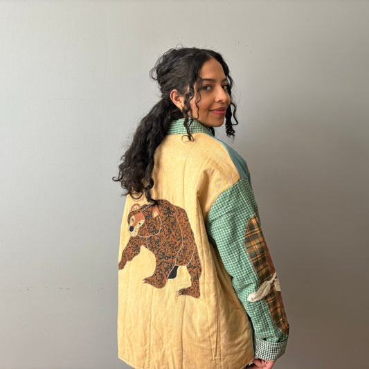 Reversible Camping Inspired Jacket (Medium)
