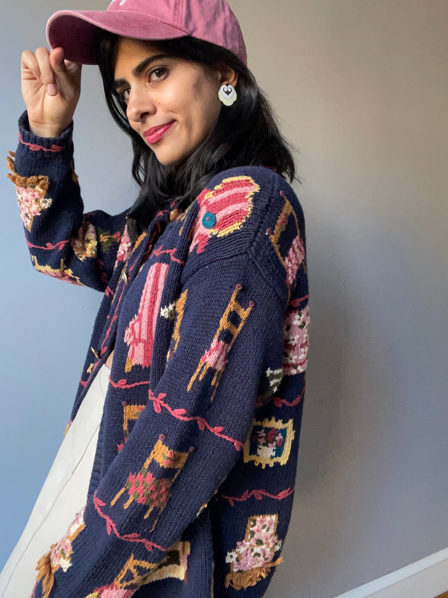 Adorable Vintage Chair Enthusiast Knit by Eagle's Eye (Size M)