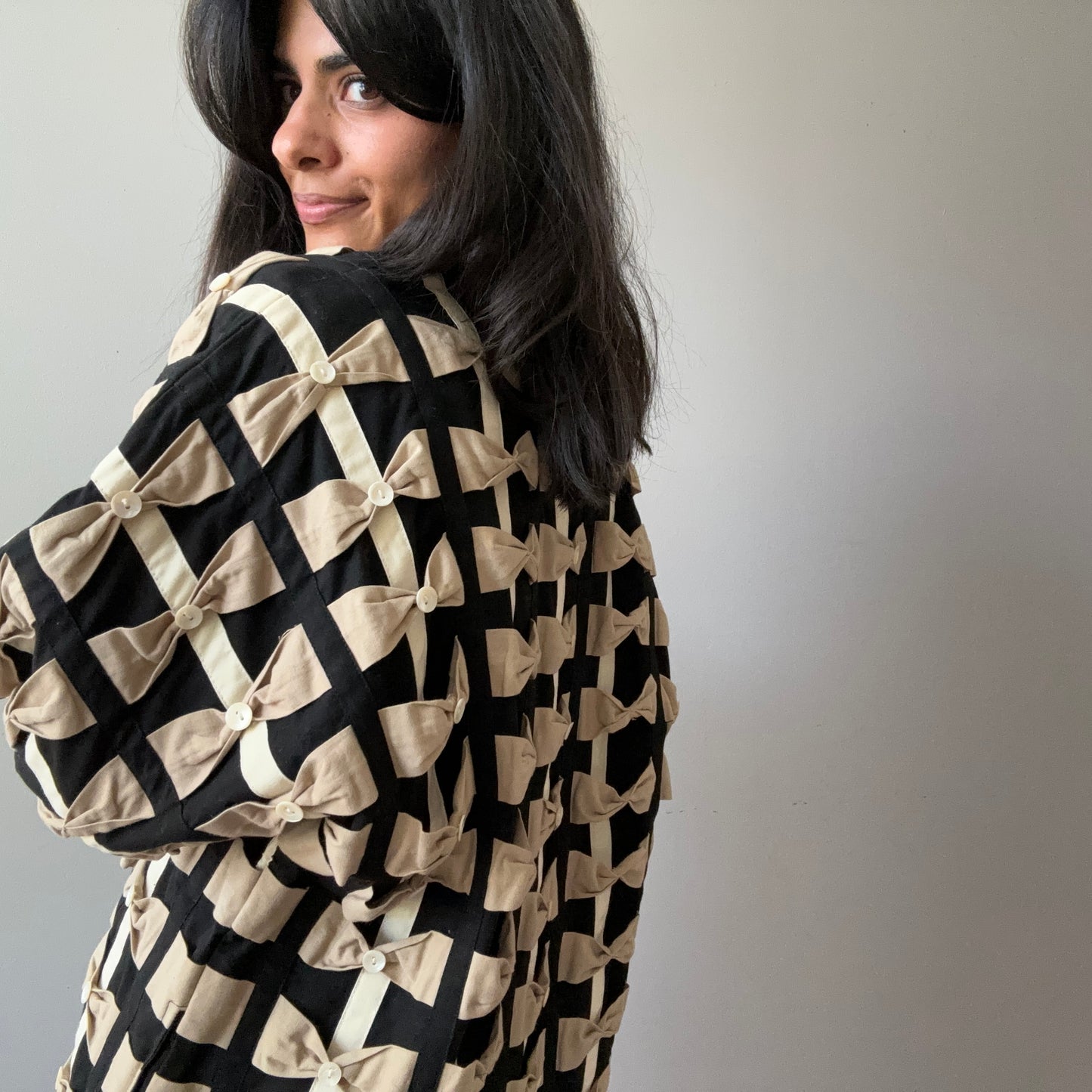Woven Bow Jacket (L/XL)