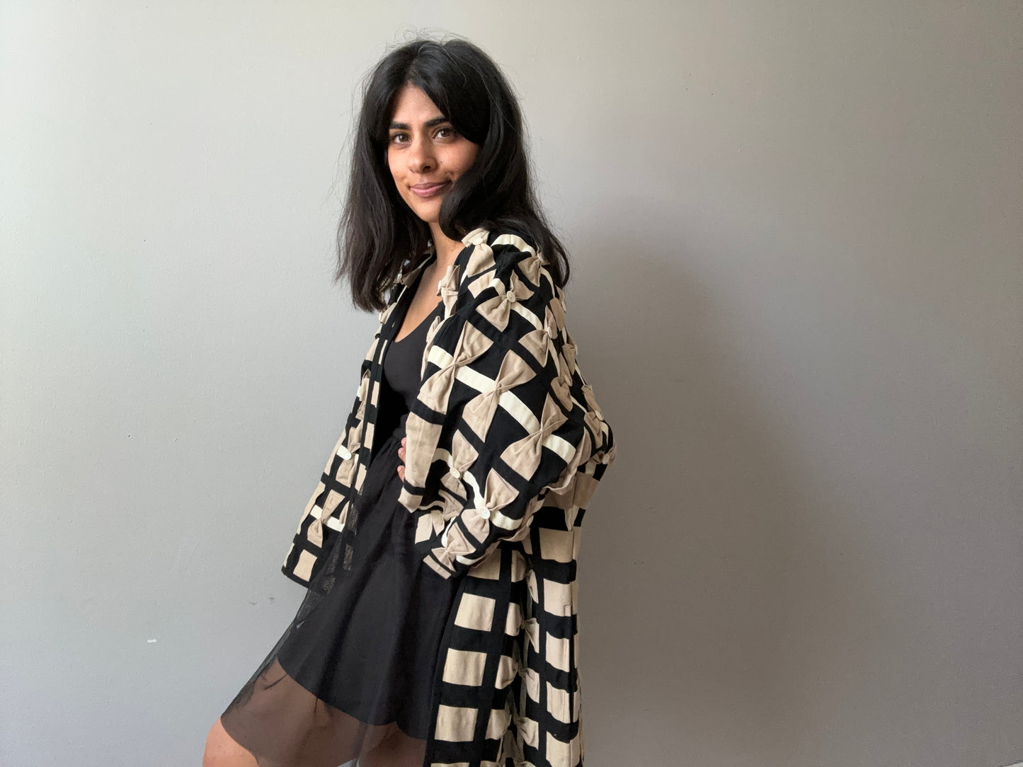 Woven Bow Jacket (L/XL)