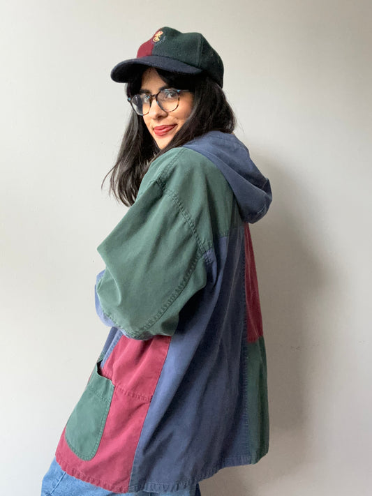 Colorblock Chore Jacket (M/L)
