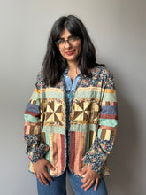 Load image into Gallery viewer, Quilted Handmade Patchwork Jacket (Medium)
