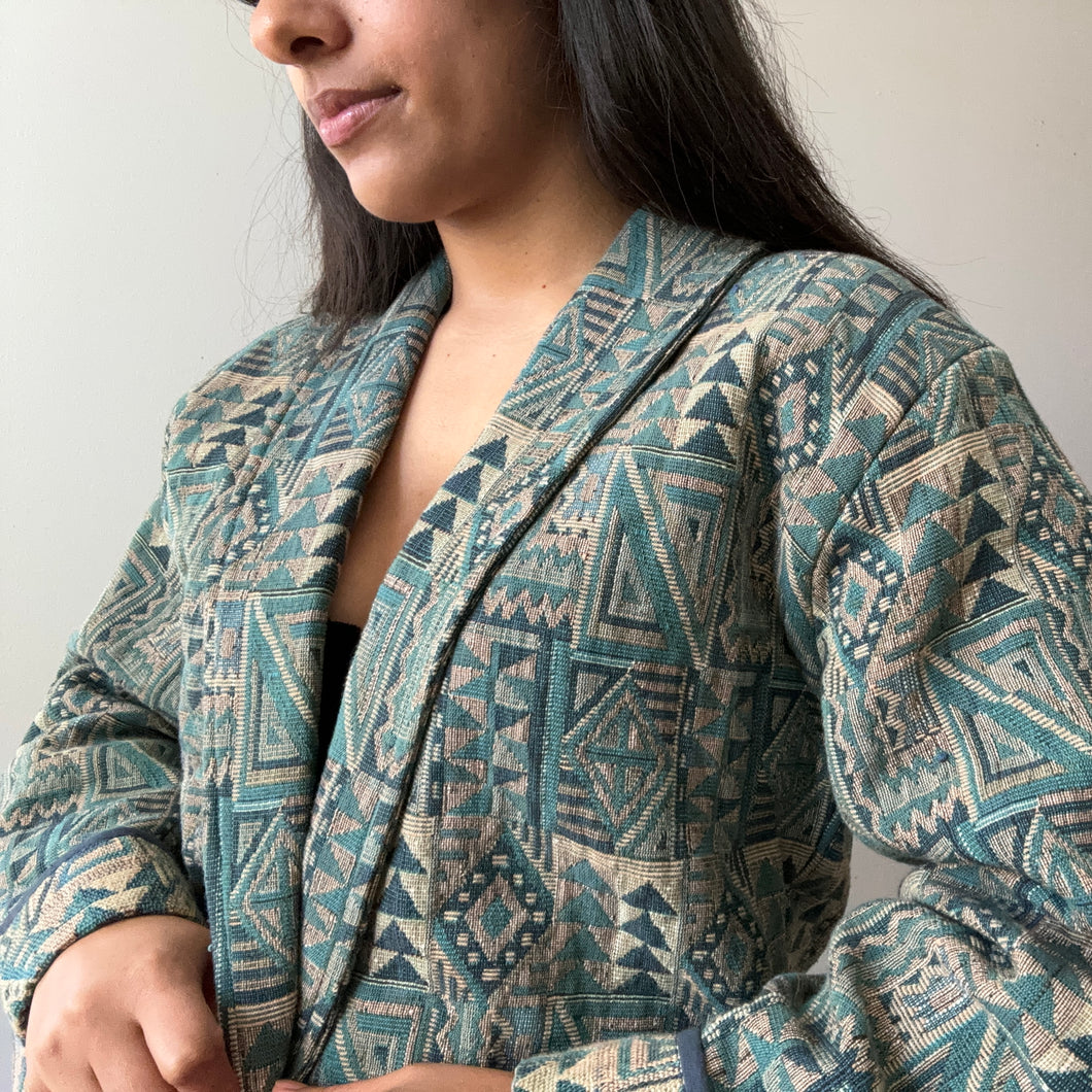 Southwestern Motif Cropped Jacket (M/L)