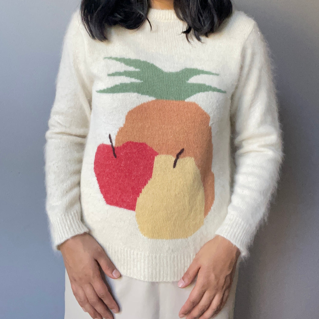 Vintage Super Soft Fruit Sweater (Size XS/S)