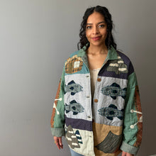 Load image into Gallery viewer, Reversible Camping Inspired Jacket (Medium)
