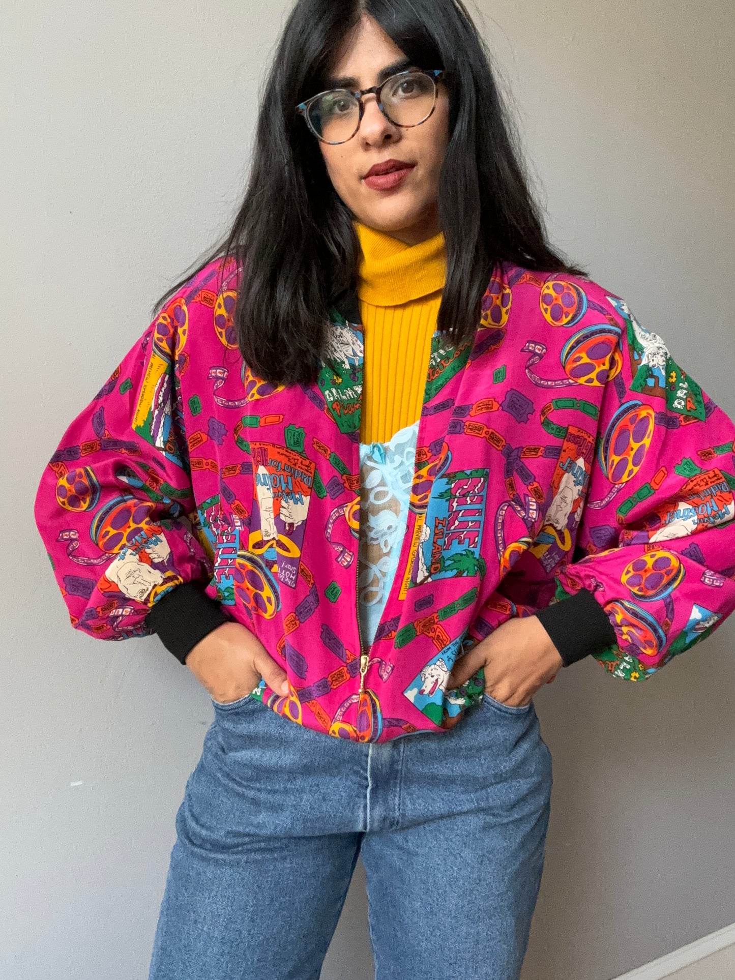 Silk Movie Themed Bomber (Women's M/L)