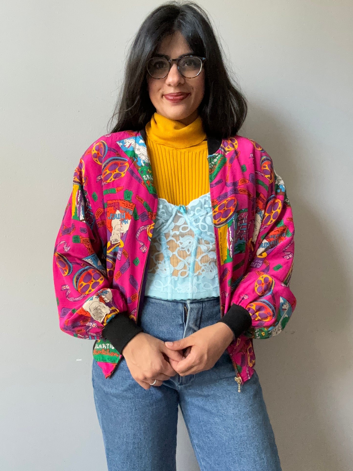 Silk Movie Themed Bomber (Women's M/L)